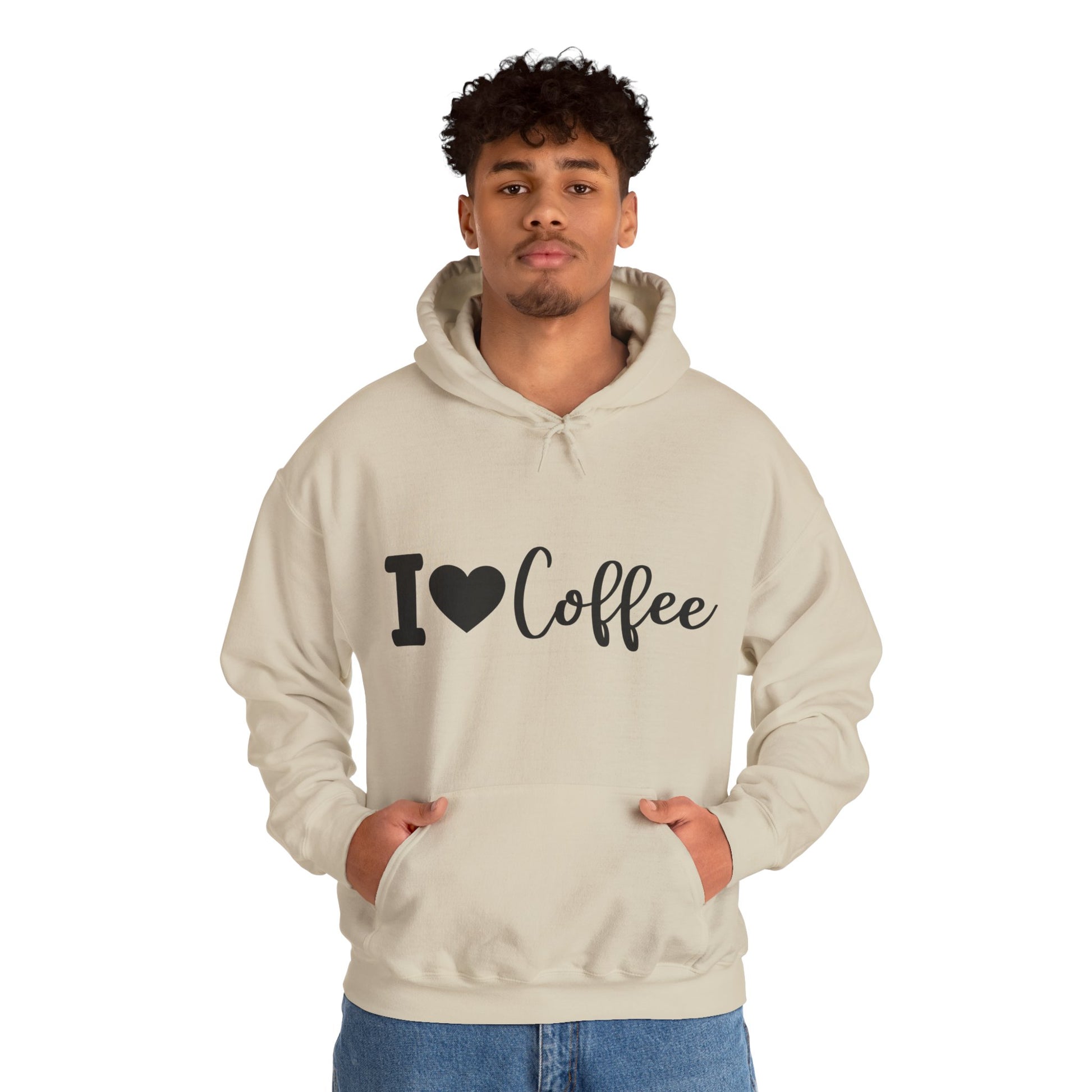 Cozy Coffee Hoodie - I Love Coffee Sweatshirt for Coffee Lovers