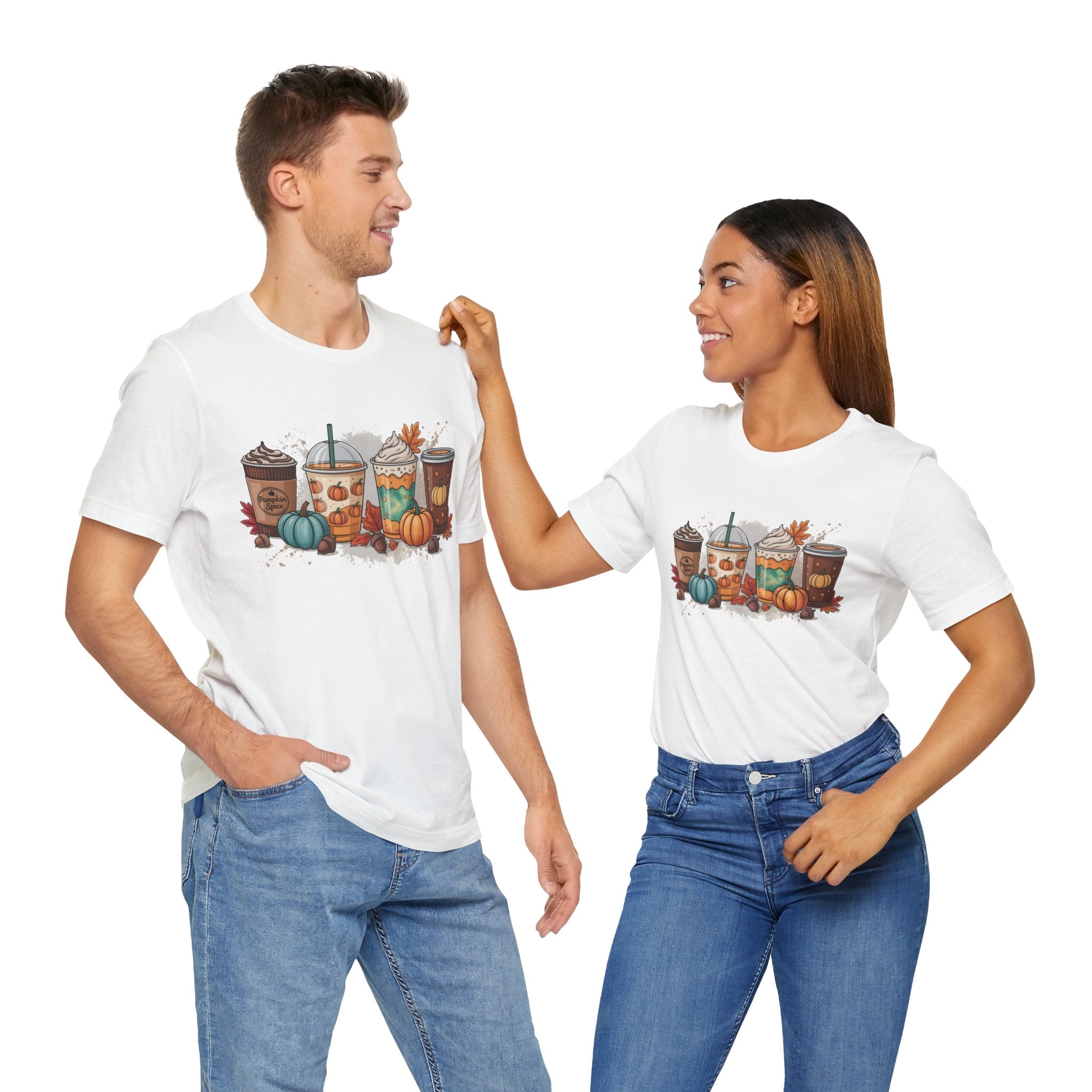 Cozy Fall Coffee Shirt, Autumn Vibes Shirt for Coffee Lovers, Unisex Casual Wear
