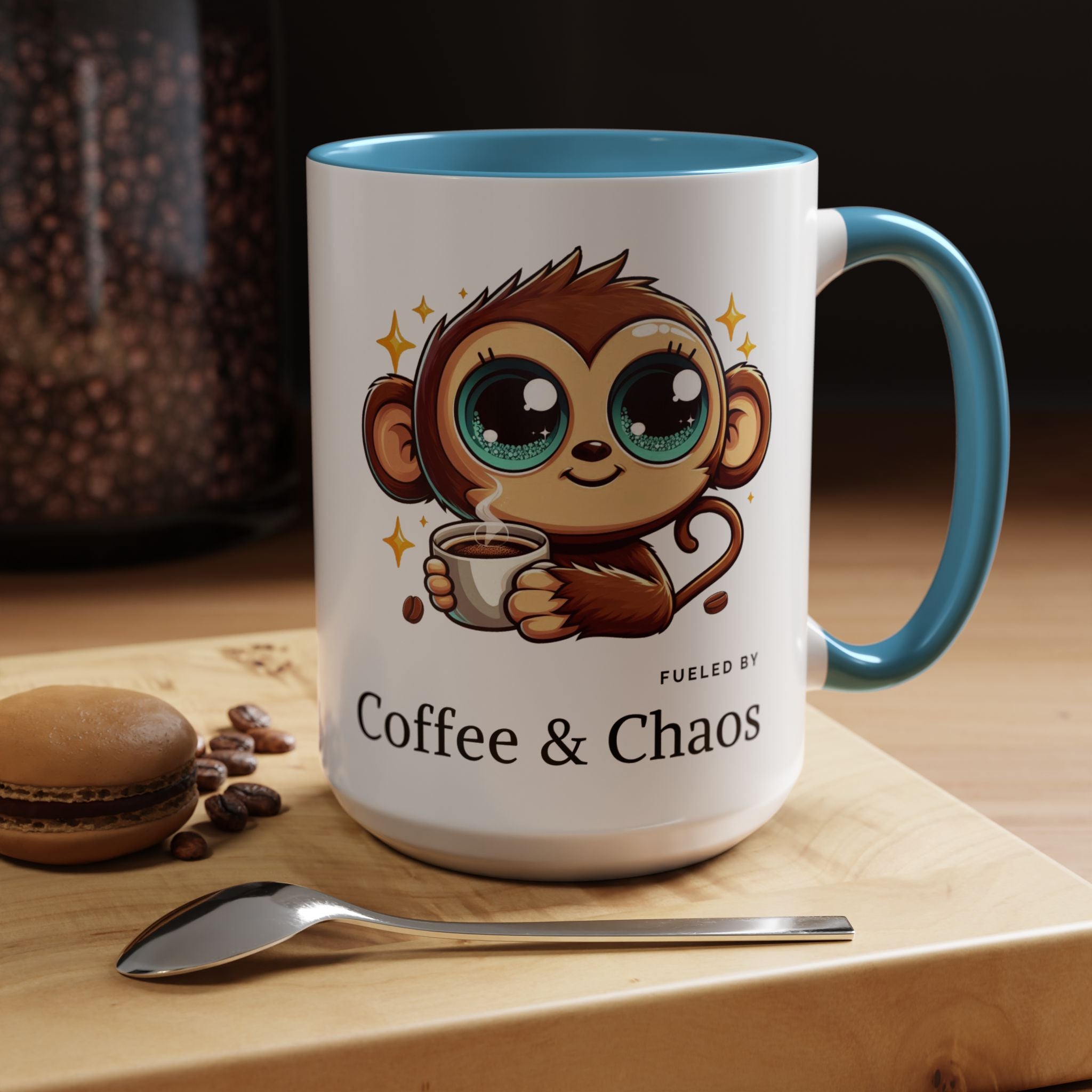Whimsical Monkey Coffee Mug, Fun Gift for Coffee Lovers, Playful Kitchen Decor, Ideal for Birthdays, Christmas, Monkey Enthusiasts, [...]