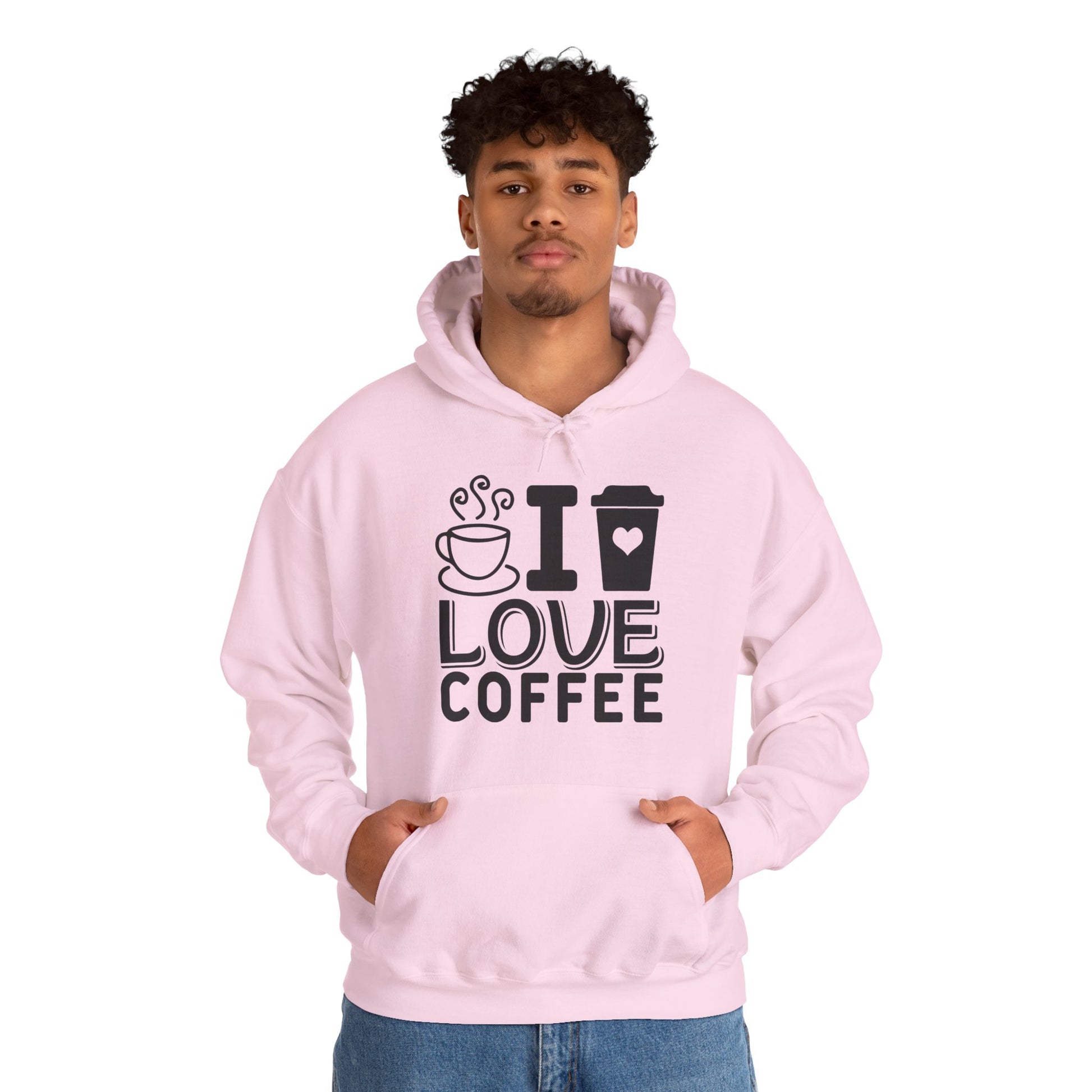 I Love Coffee Hoodie – Cozy Gift for Coffee Lovers