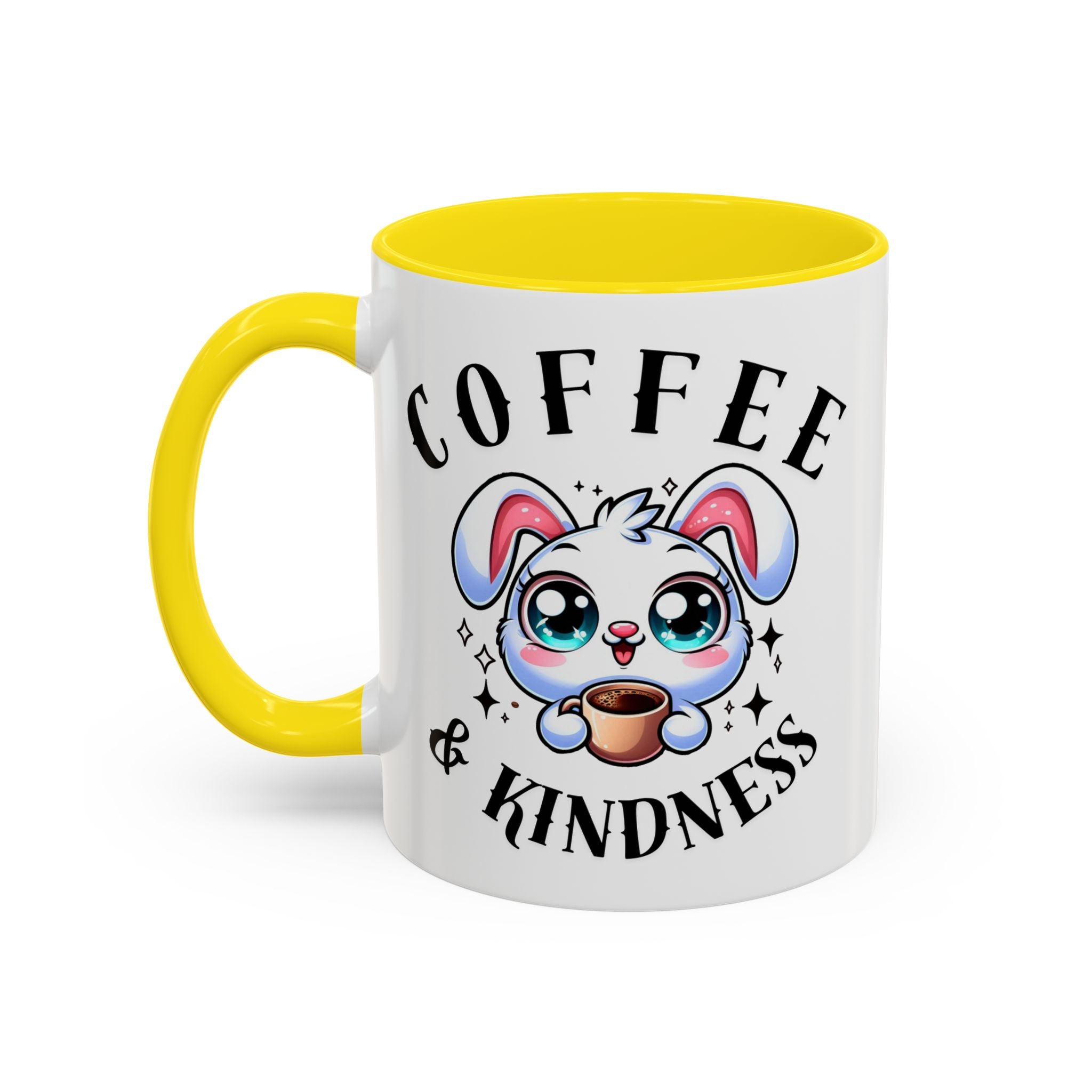 Cute Coffee Mug with Bunny Design, Funny Gift for Coffee Lovers, Perfect for Easter or Birthday, Ideal for Home & Office