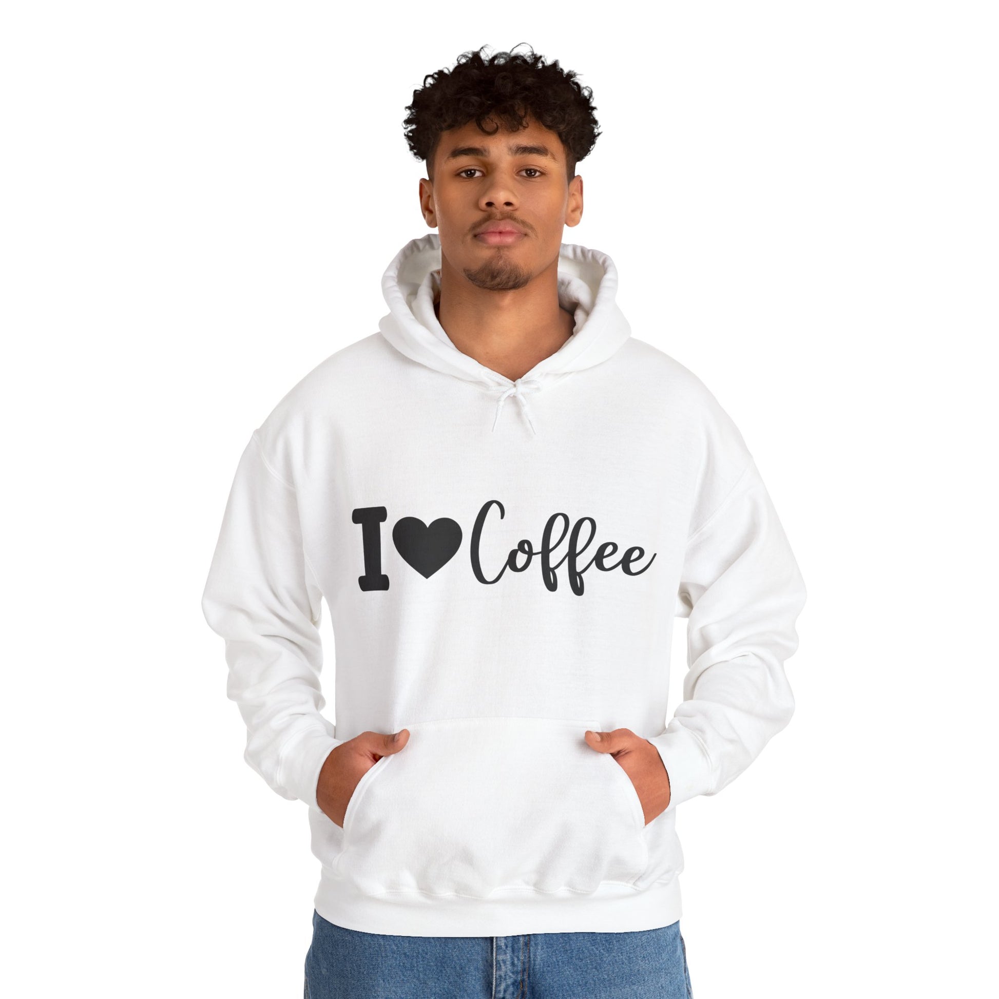 Cozy Coffee Hoodie - I Love Coffee Sweatshirt for Coffee Lovers