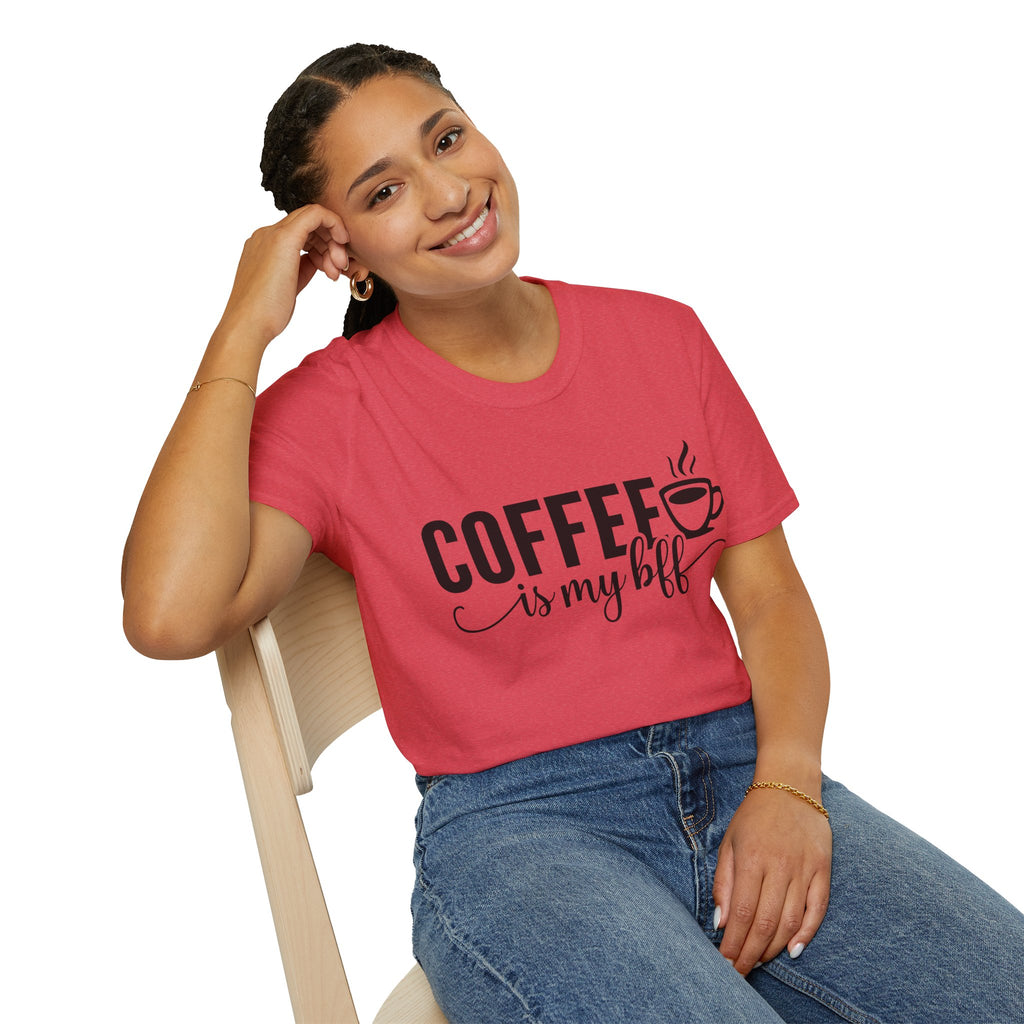 Coffee is My Bff Unisex T-Shirt, T-Shirt for Coffee Lovers