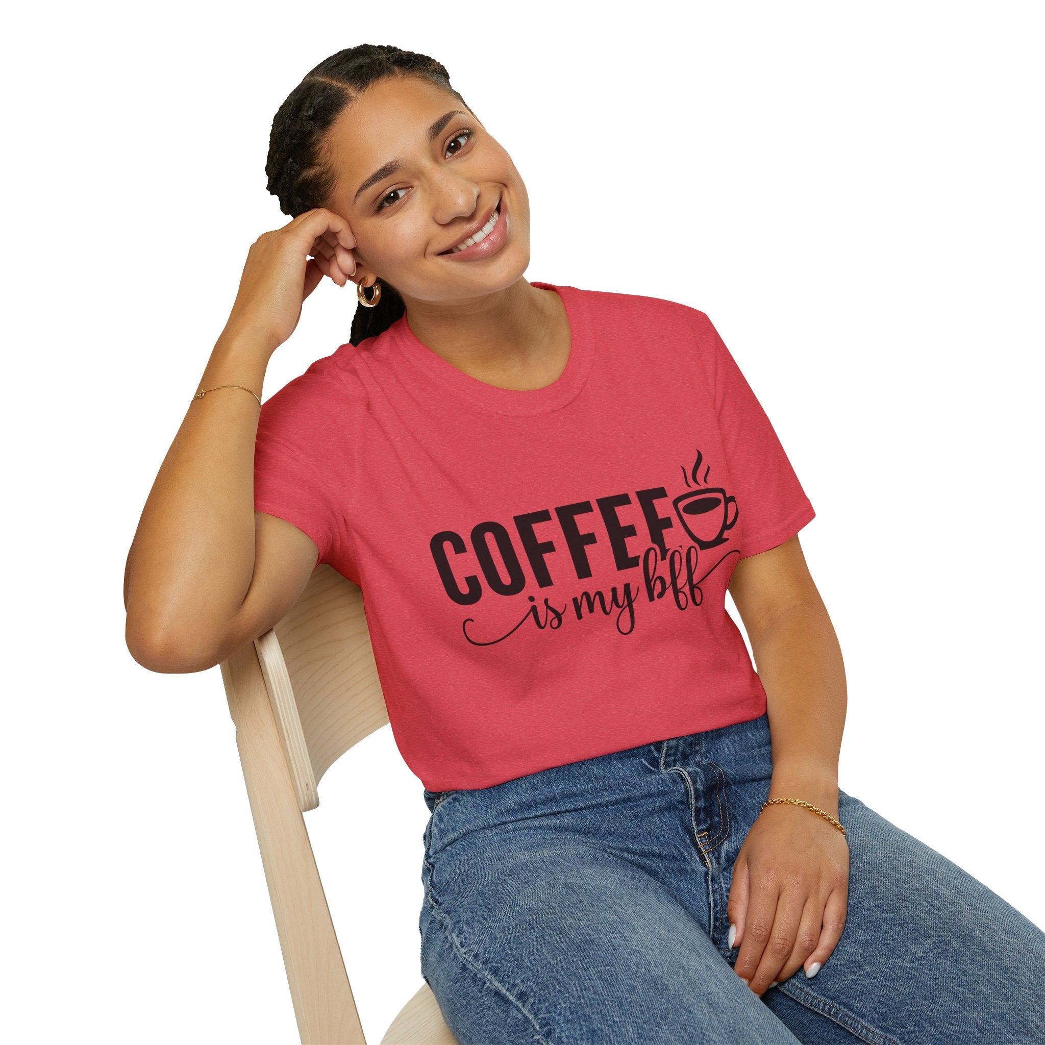 Coffee is My Bff Unisex T-Shirt, T-Shirt for Coffee Lovers