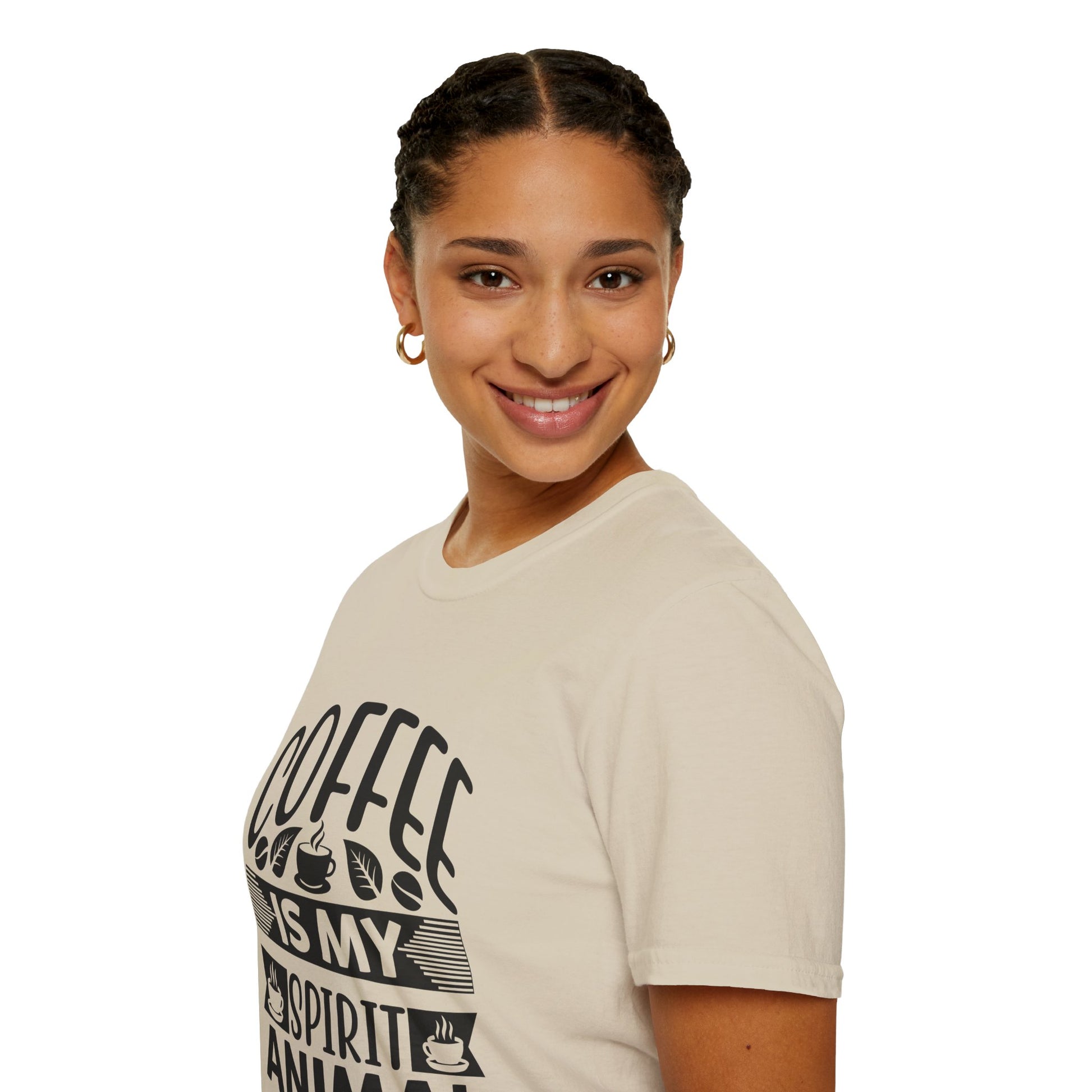 Coffee Is My Spirit Animal Unisex T-Shirt, T-Shirt for Coffee Lovers