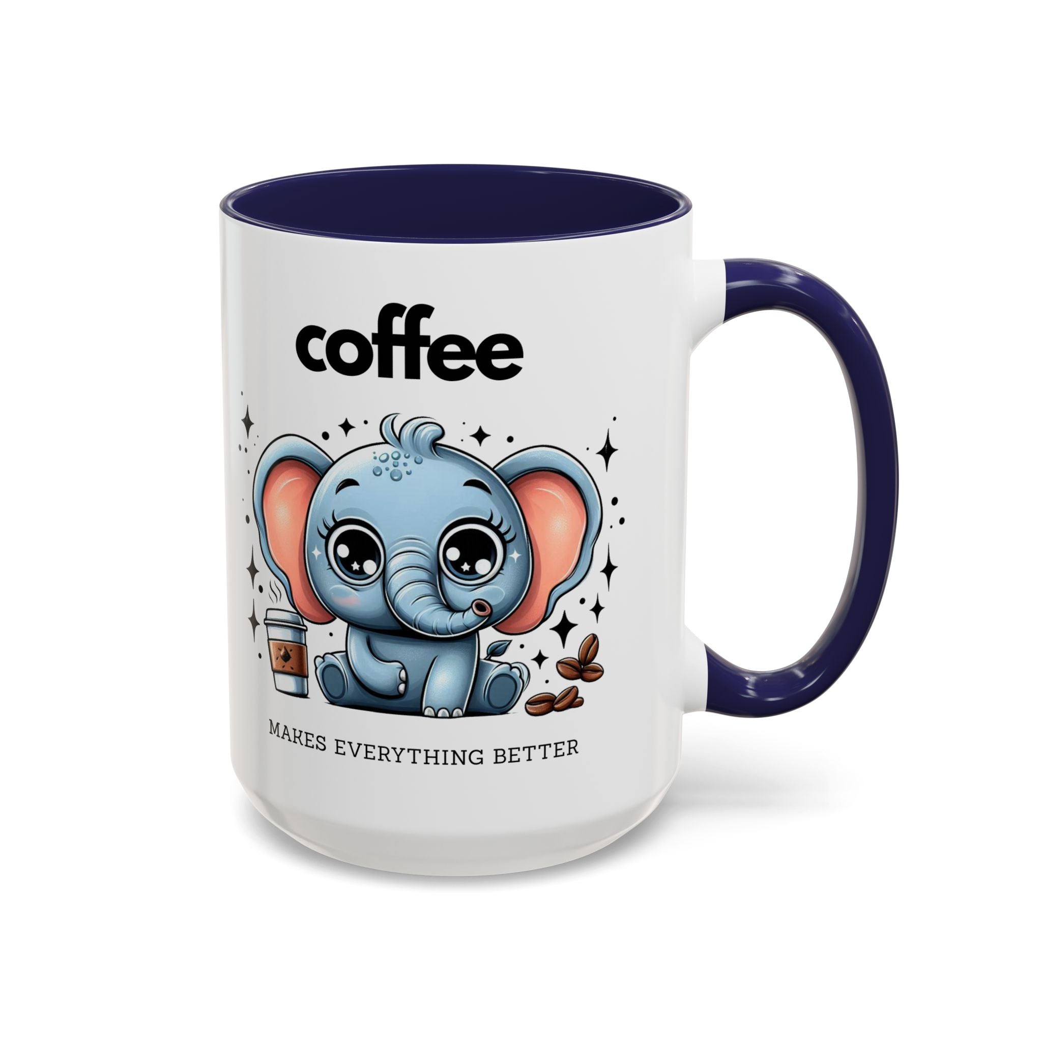 Adorable Elephant Coffee Mug | Cute Animal Gift | Perfect for Coffee Lovers | Mug for Home or Office | Birthday, Holiday Gift