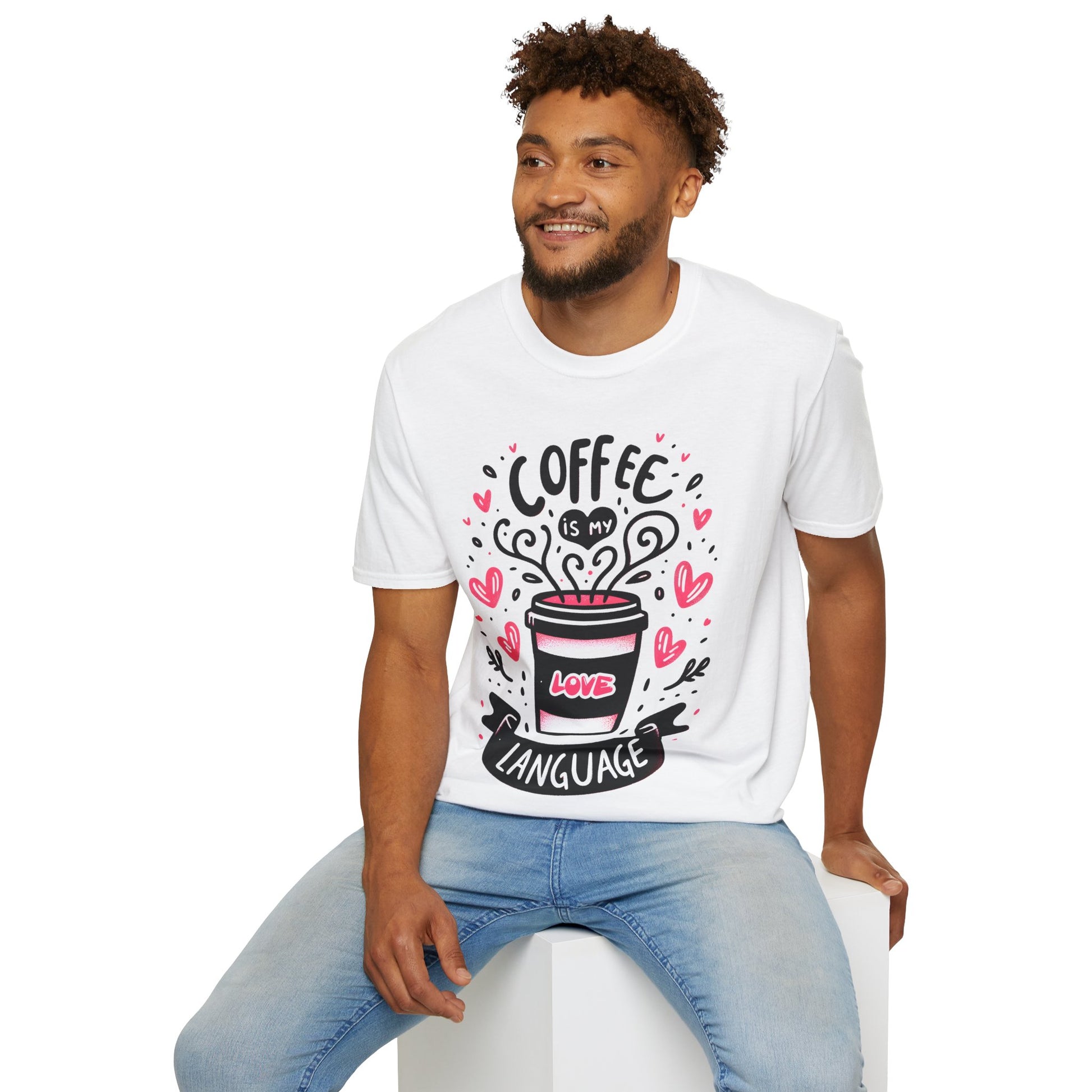 Coffee is my Love Language T-Shirt for Coffee Lovers, Valentine's Day Shirt