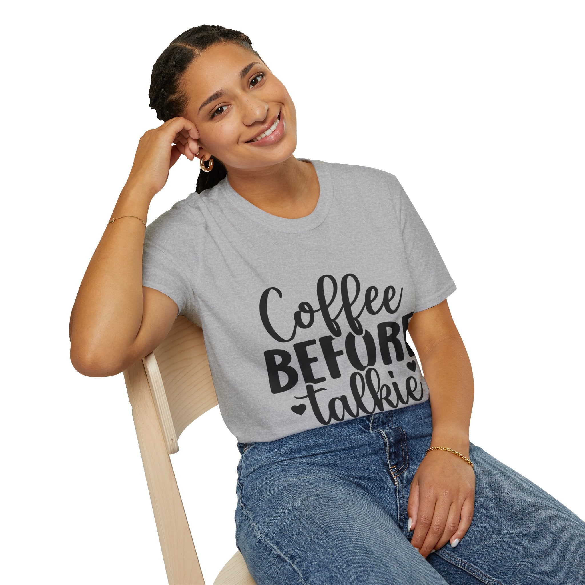 Coffee Before Talkie Unisex T- Shirt, T-Shirt for Coffee Lovers