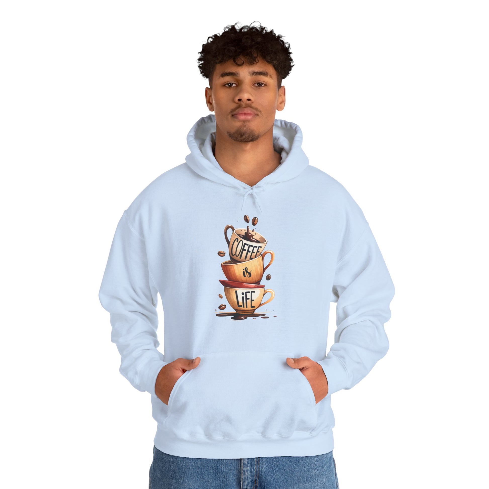 Coffee is my Life Unisex Hoodie for Coffee Lovers