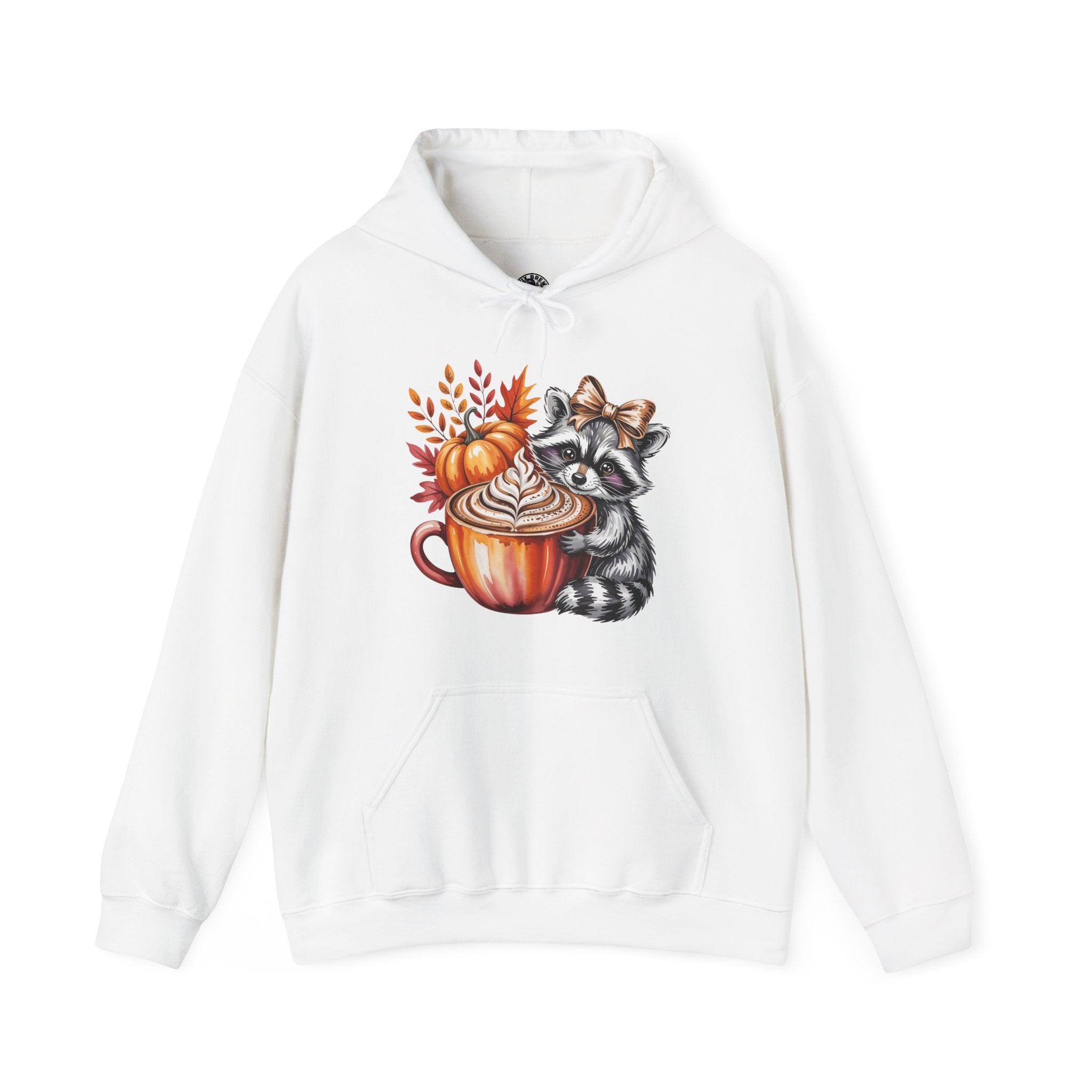 Cozy Raccoon Sweatshirt | Autumn Hoodie, Fall Fashion, Cute Unisex Pullover, Pumpkin Spice Lover Gift, Seasonal Outfit