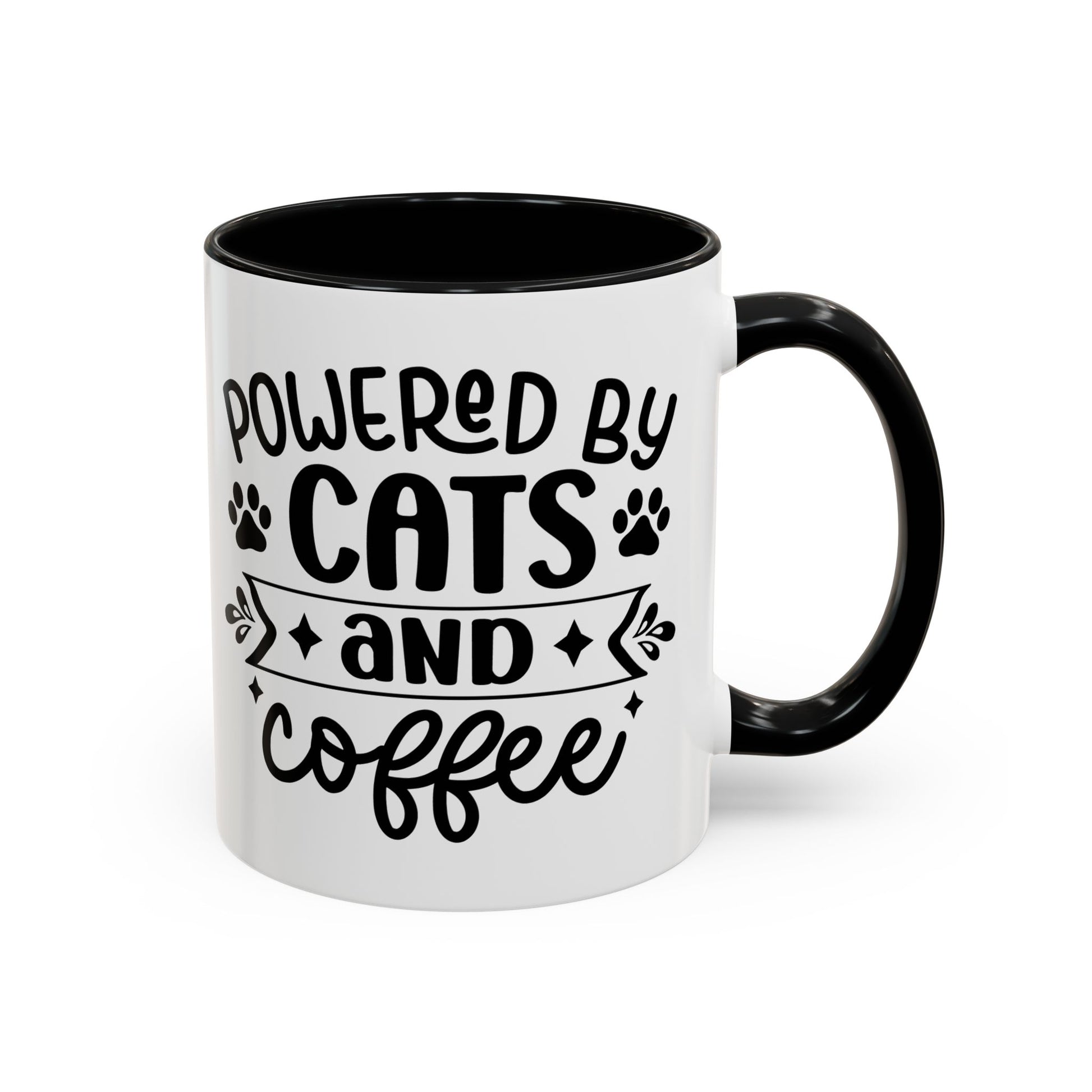 Powered by Cats and Coffee Coffee Mug