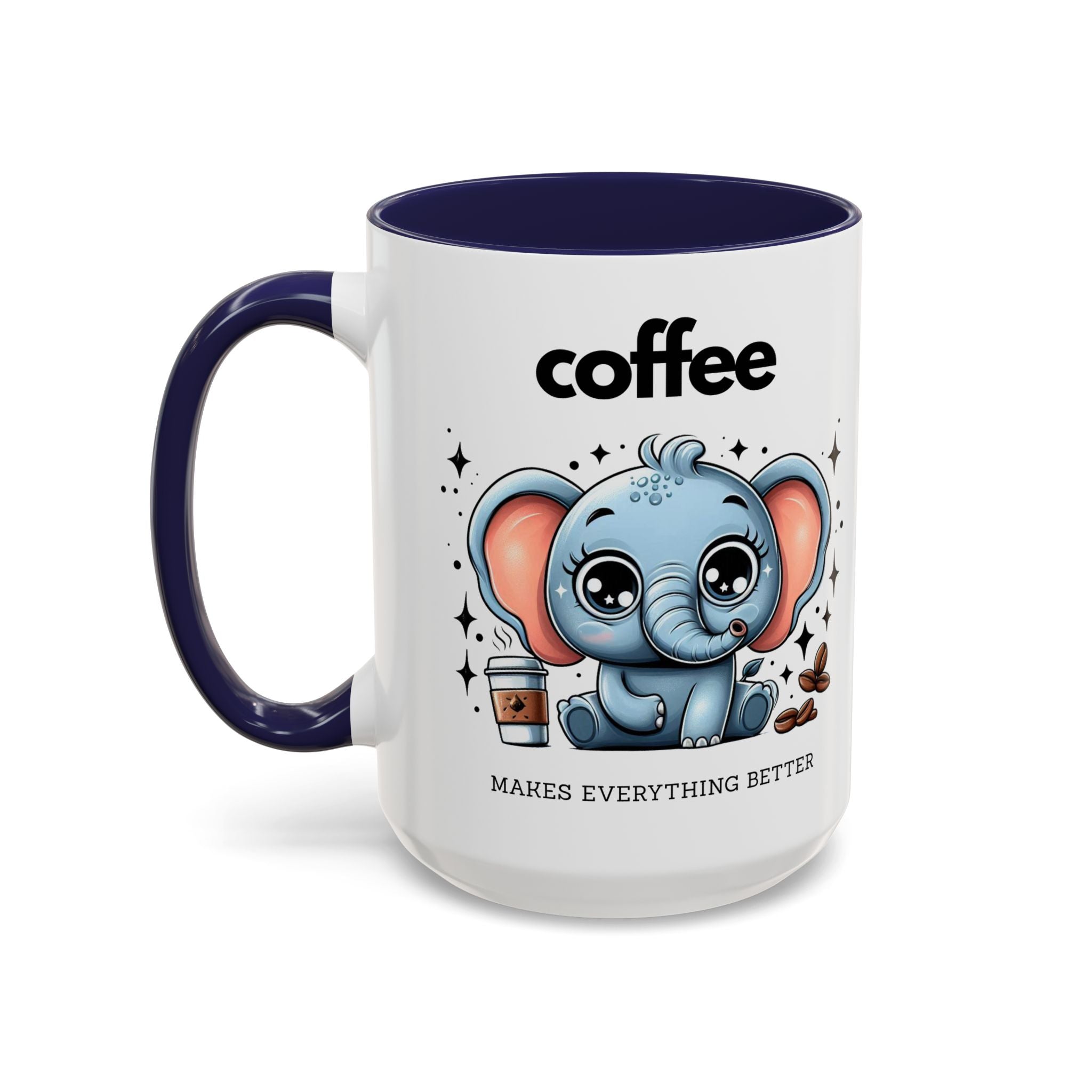 Adorable Elephant Coffee Mug | Cute Animal Gift | Perfect for Coffee Lovers | Mug for Home or Office | Birthday, Holiday Gift