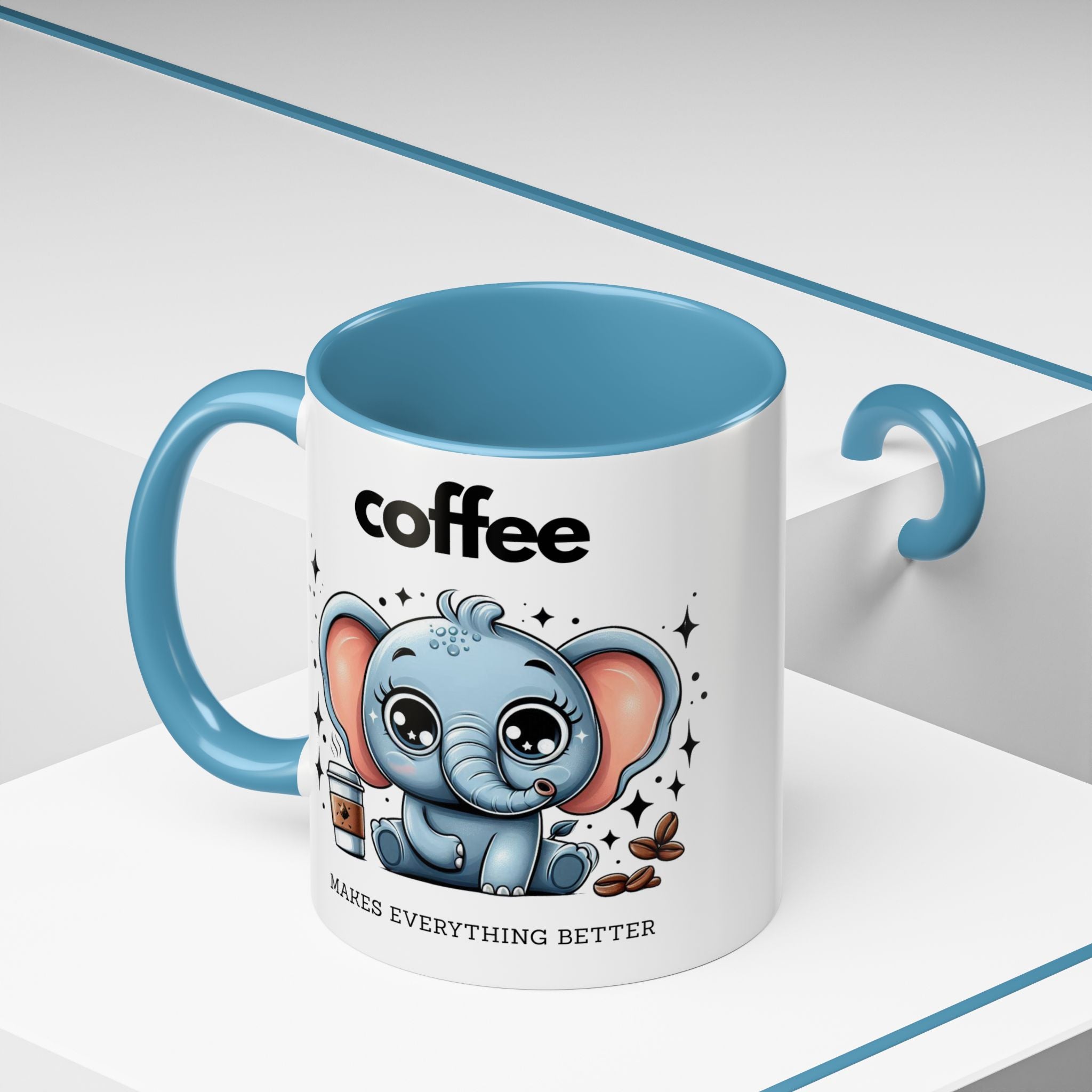 Adorable Elephant Coffee Mug | Cute Animal Gift | Perfect for Coffee Lovers | Mug for Home or Office | Birthday, Holiday Gift