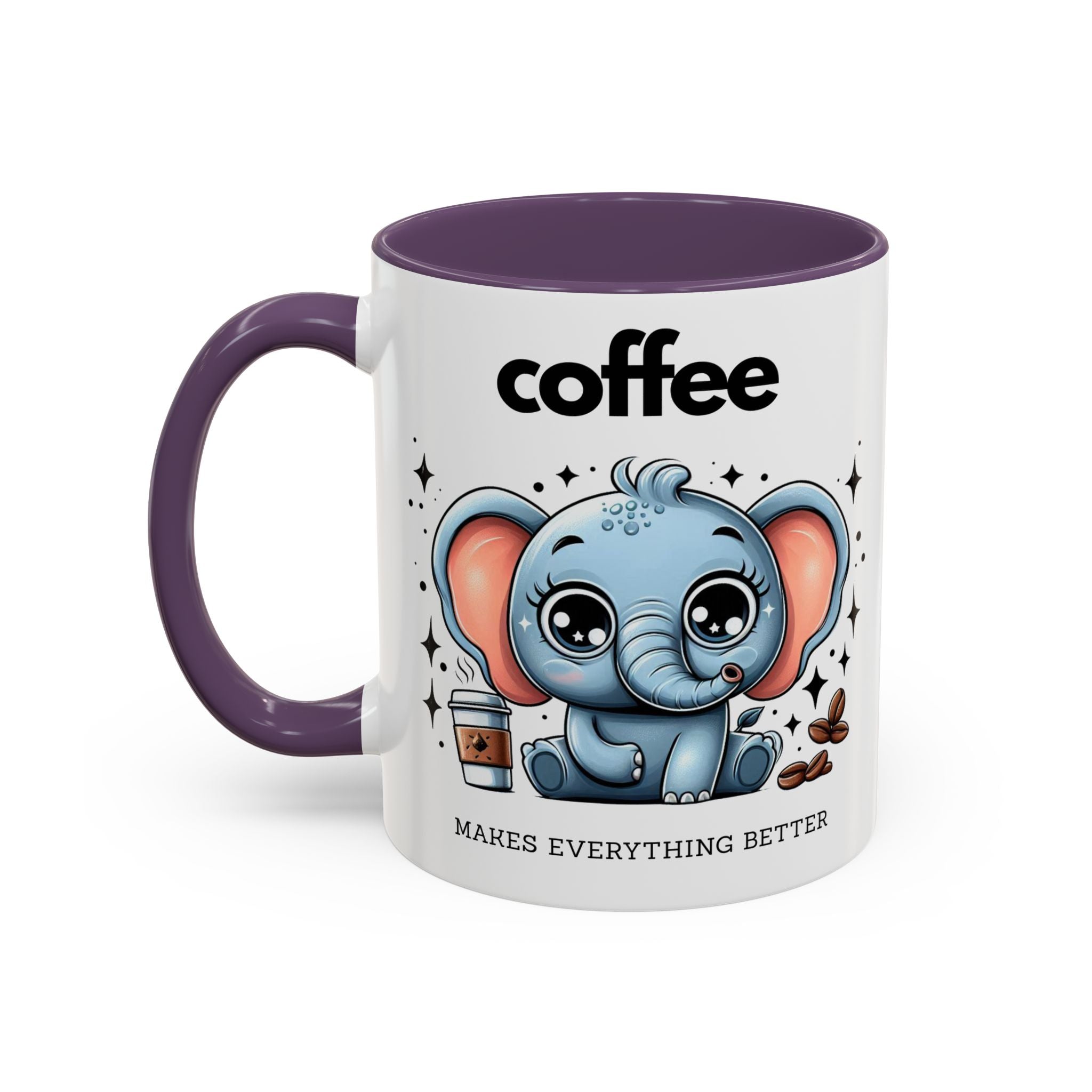 Adorable Elephant Coffee Mug | Cute Animal Gift | Perfect for Coffee Lovers | Mug for Home or Office | Birthday, Holiday Gift