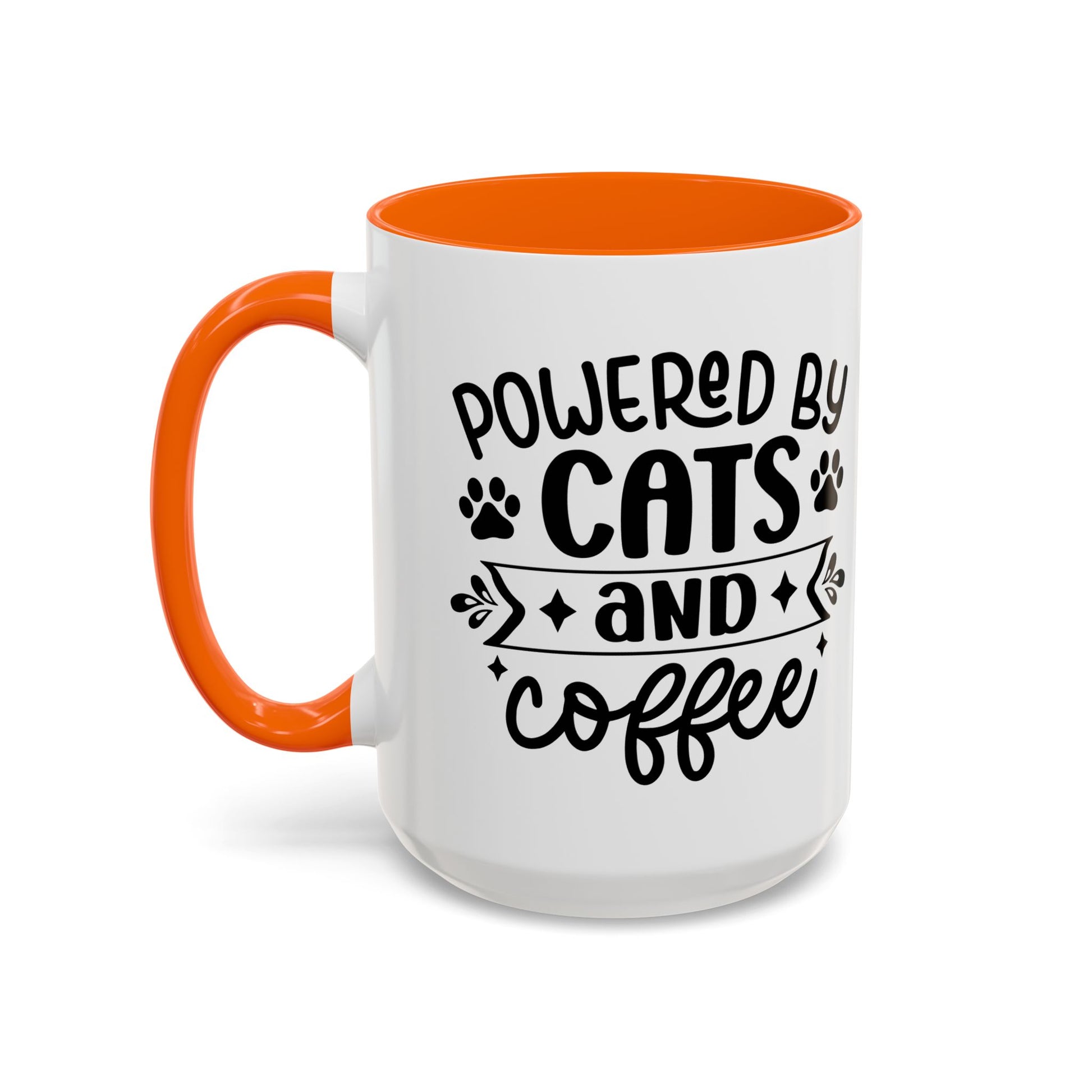 Powered by Cats and Coffee Coffee Mug