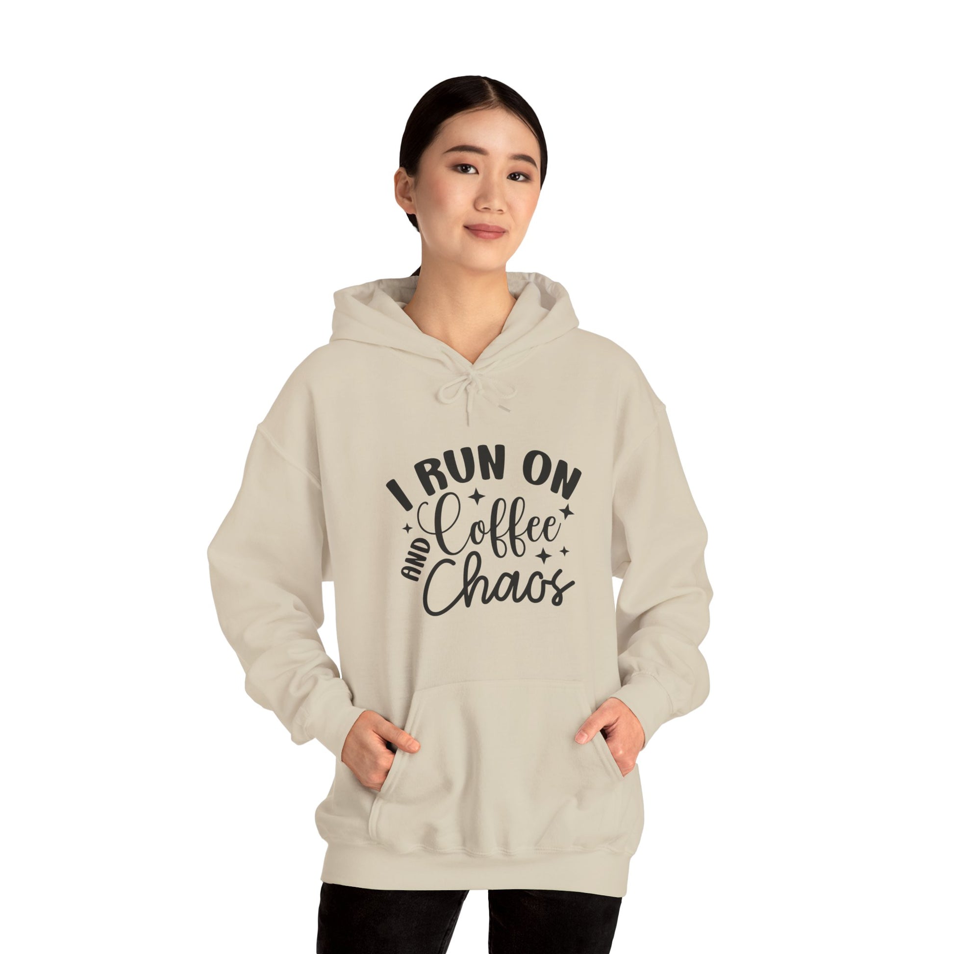 Coffee Chaos Unisex Hoodie, Cozy Sweatshirt for Coffee Lovers