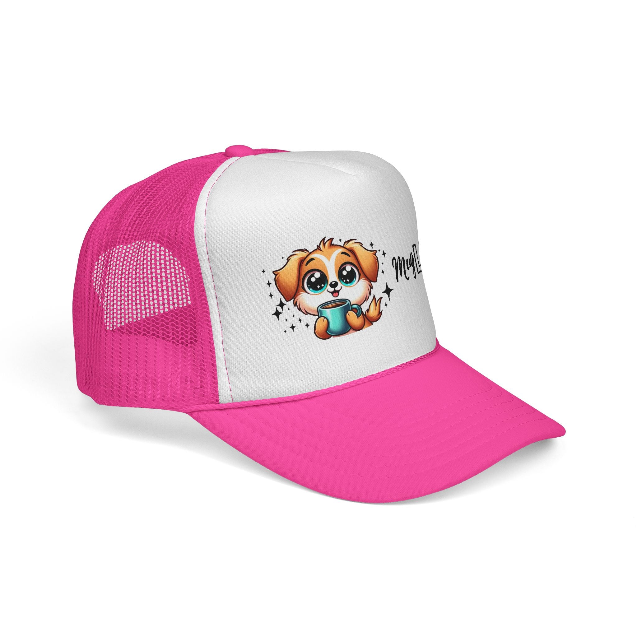 Cute Dog Lover Trucker Cap, Pet Hat for Dog Owners, Gift for Animal Lovers, Casual Outdoor Apparel, Dog-Themed Cap