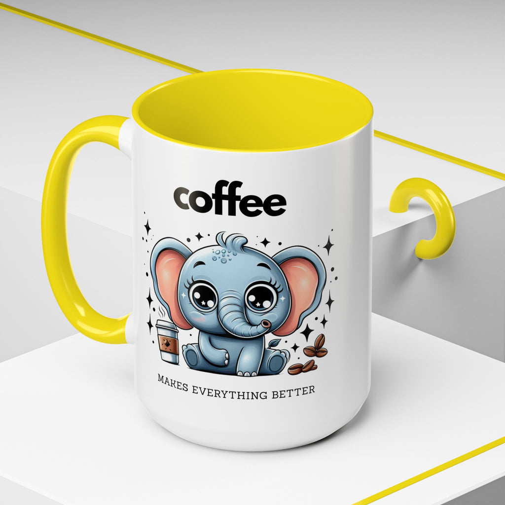 Adorable Elephant Coffee Mug | Cute Animal Gift | Perfect for Coffee Lovers | Mug for Home or Office | Birthday, Holiday Gift