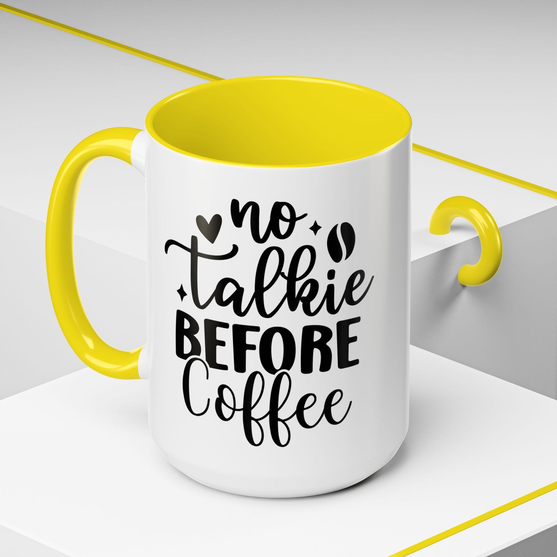 No Talkie Before Coffee Coffee Mug