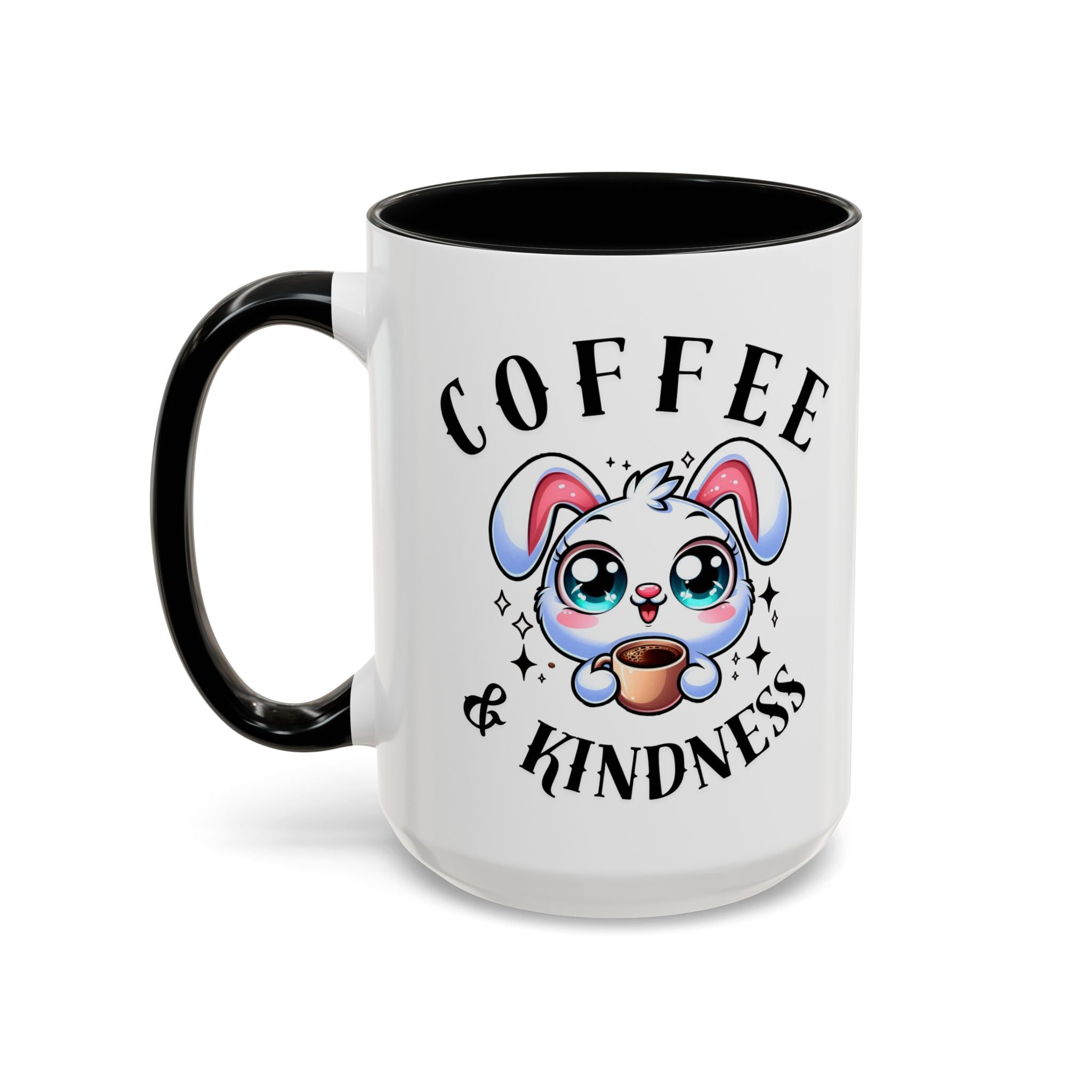 Cute Coffee Mug with Bunny Design, Funny Gift for Coffee Lovers, Perfect for Easter or Birthday, Ideal for Home & Office