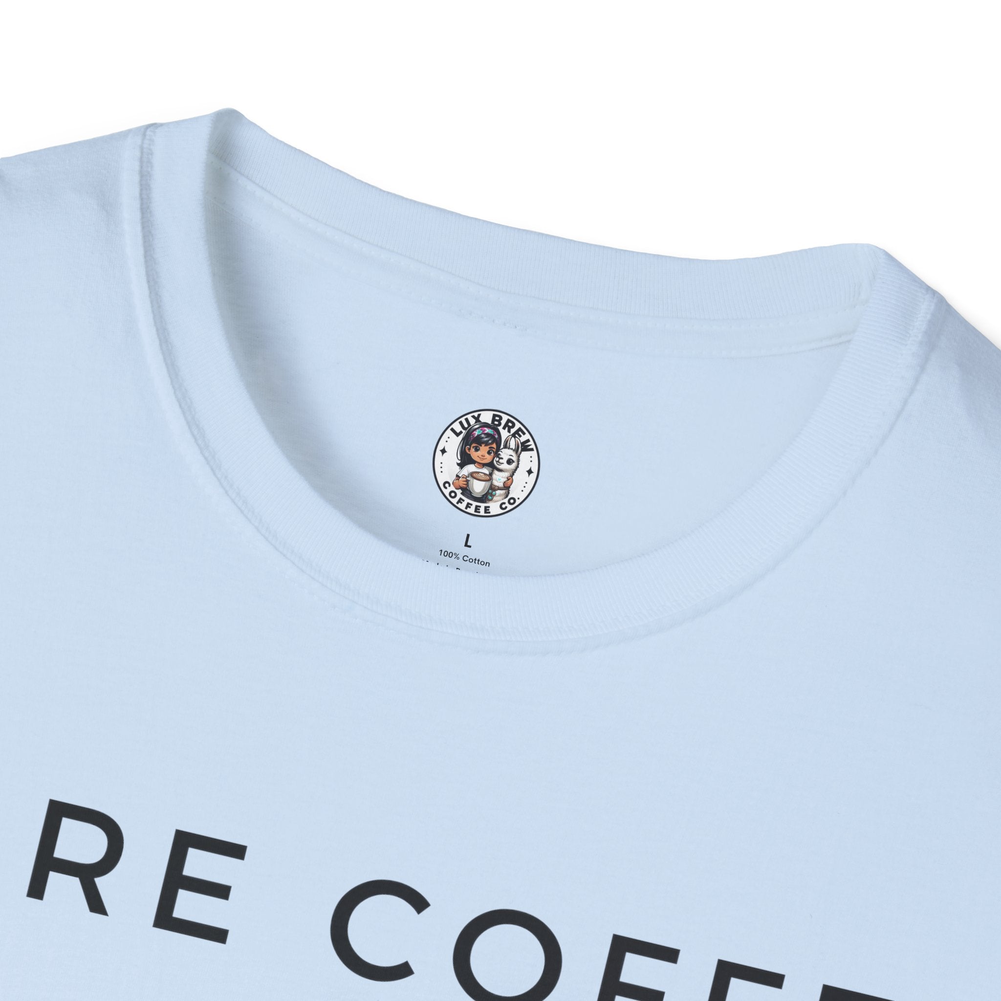 More Coffee XOXO Cute Chick Unisex Softstyle T-Shirt