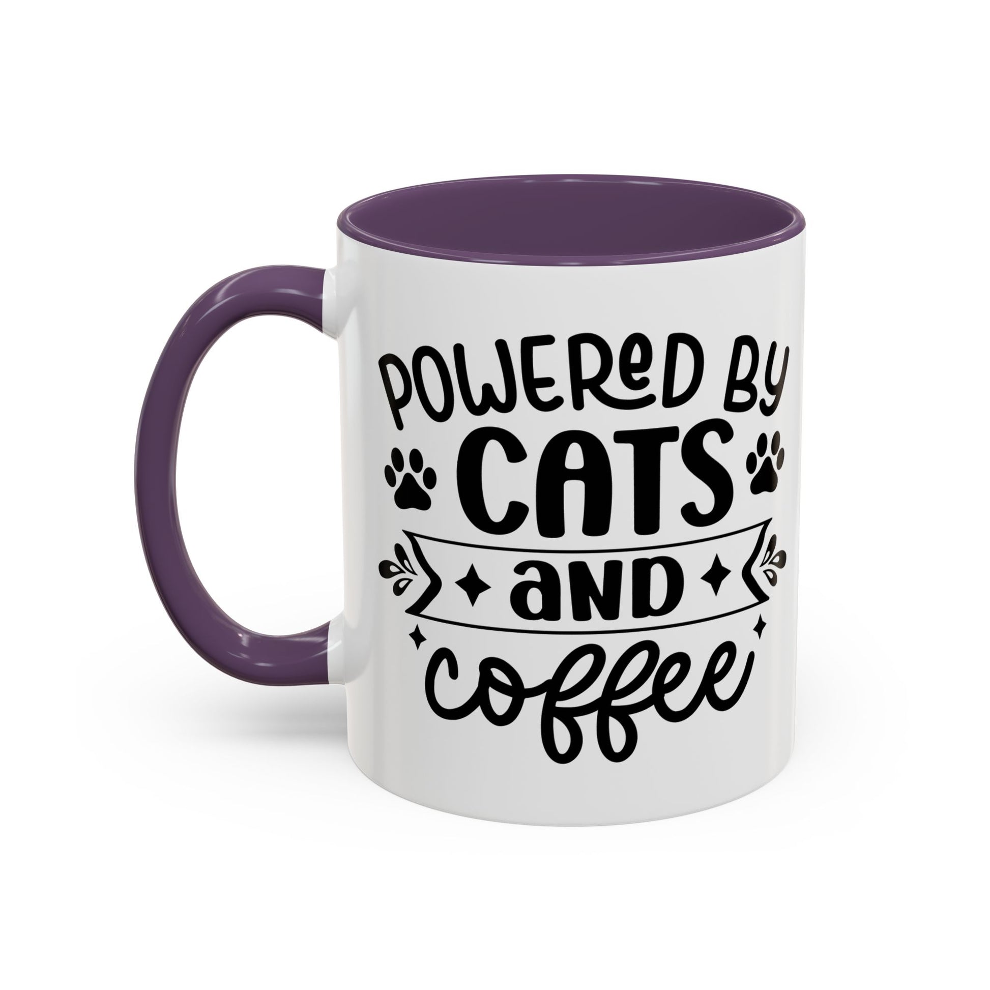 Powered by Cats and Coffee Coffee Mug