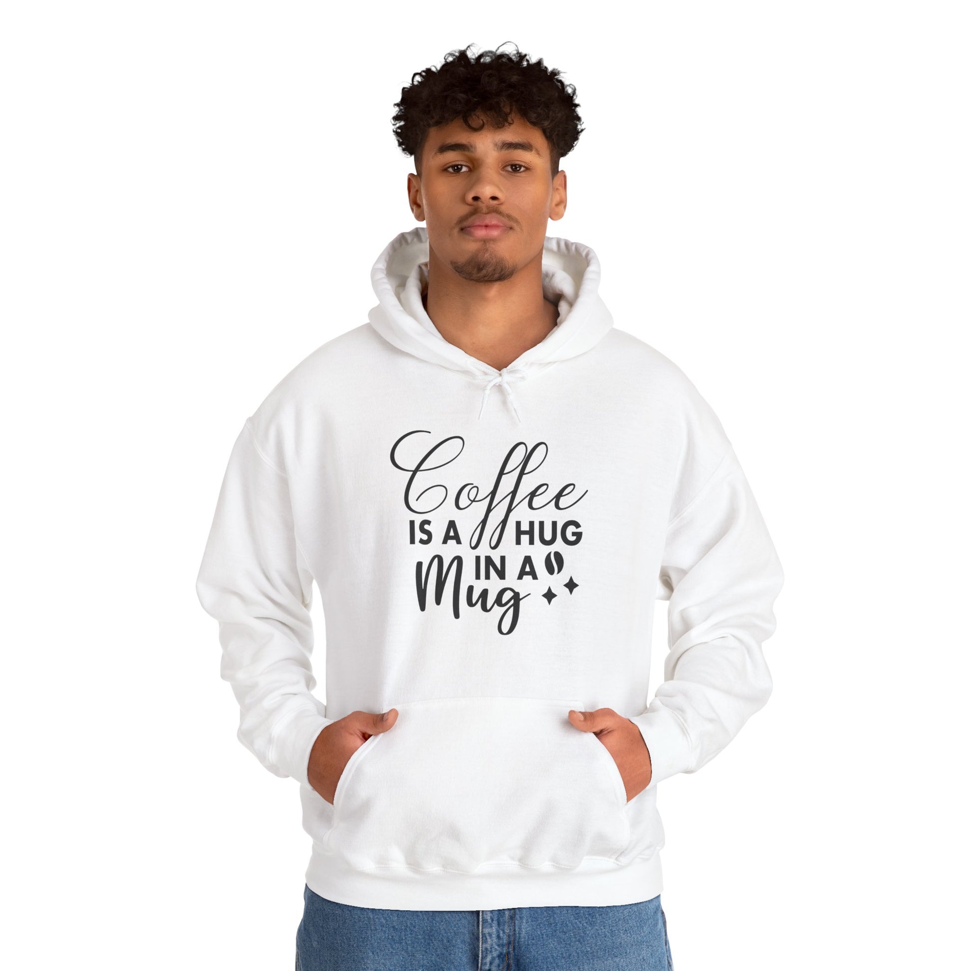 Coffee Is A Hug In A Mug Sweatshirt, Cozy Unisex Gift for Coffee Lovers