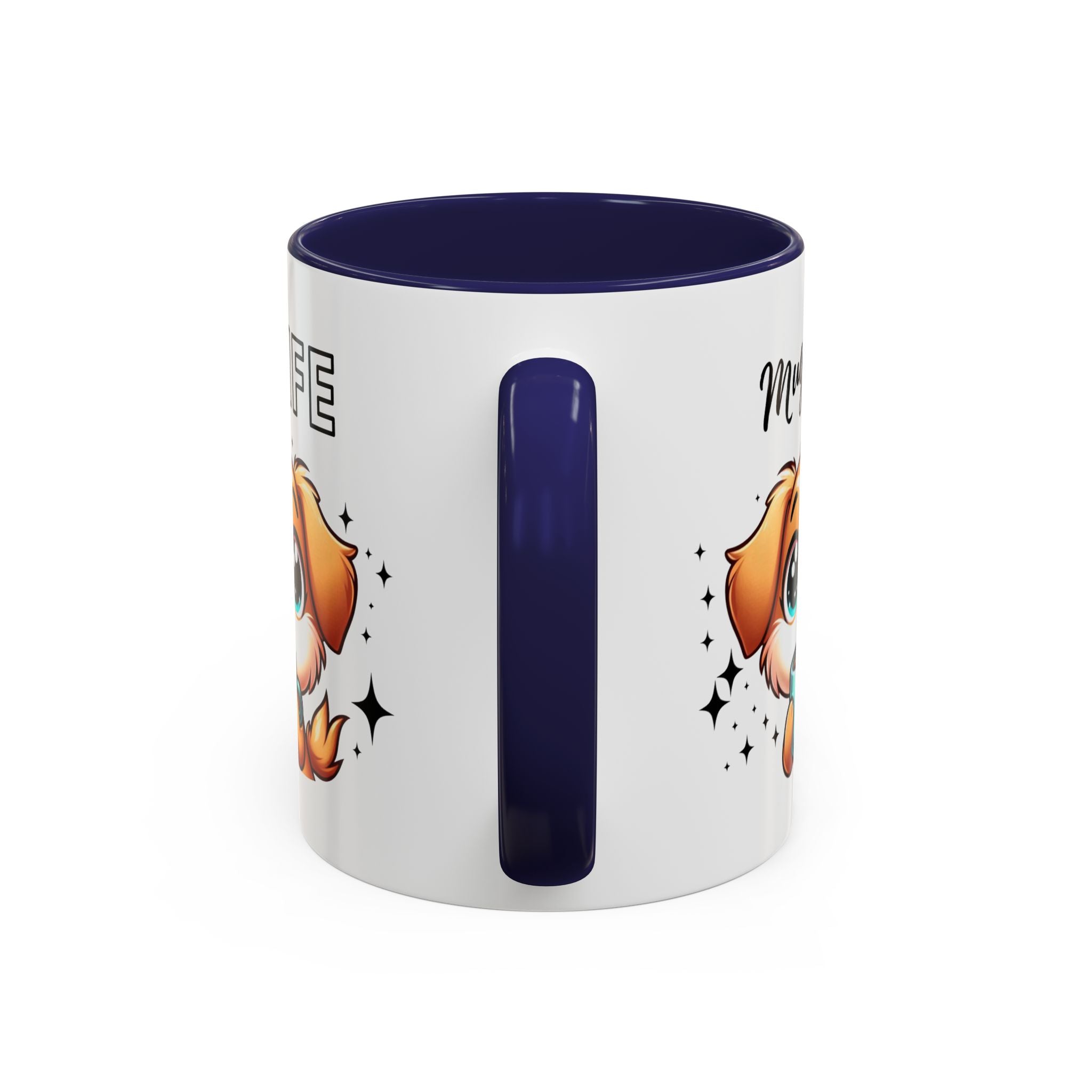 Mug with Cute Dog Design, Perfect Gift for Dog Lovers, Coffee Lovers, Birthday, Home Decor, Mug Life Inspiration