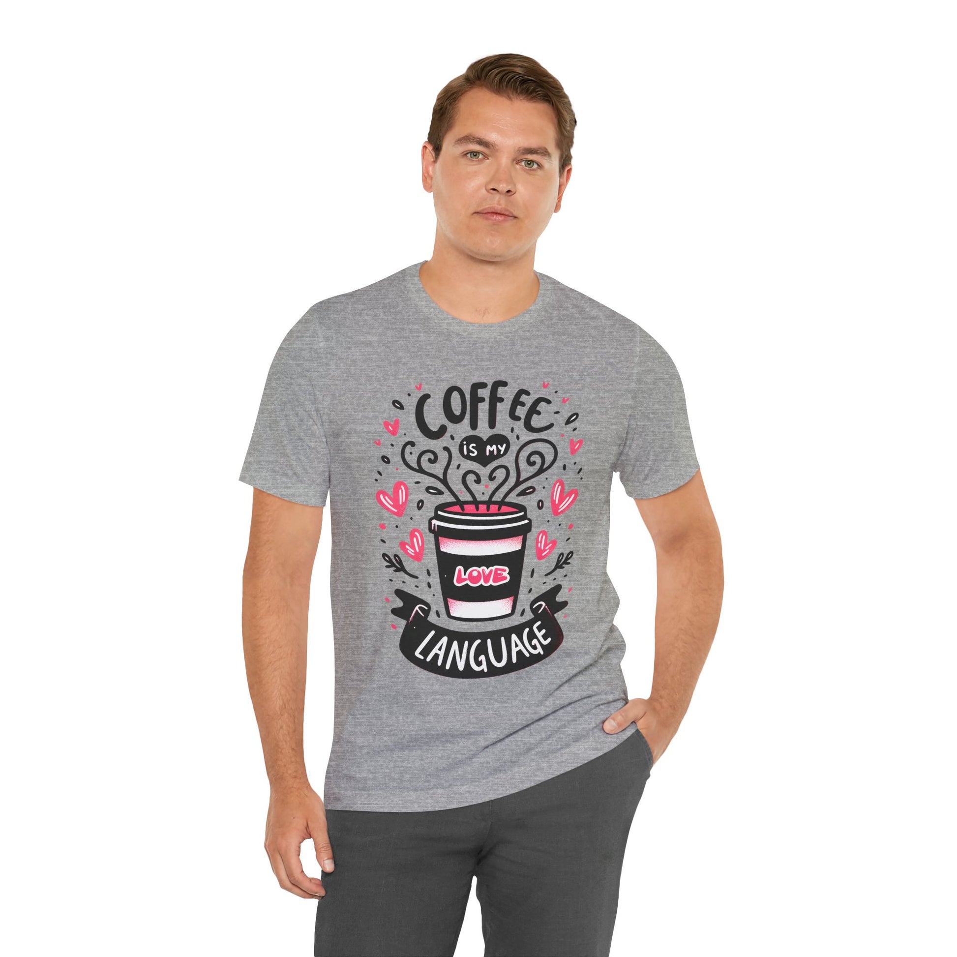Coffee is my Love Language T-Shirt, Coffee Lovers T-Shirt, Unisex Coffee Lovers T-Shirt