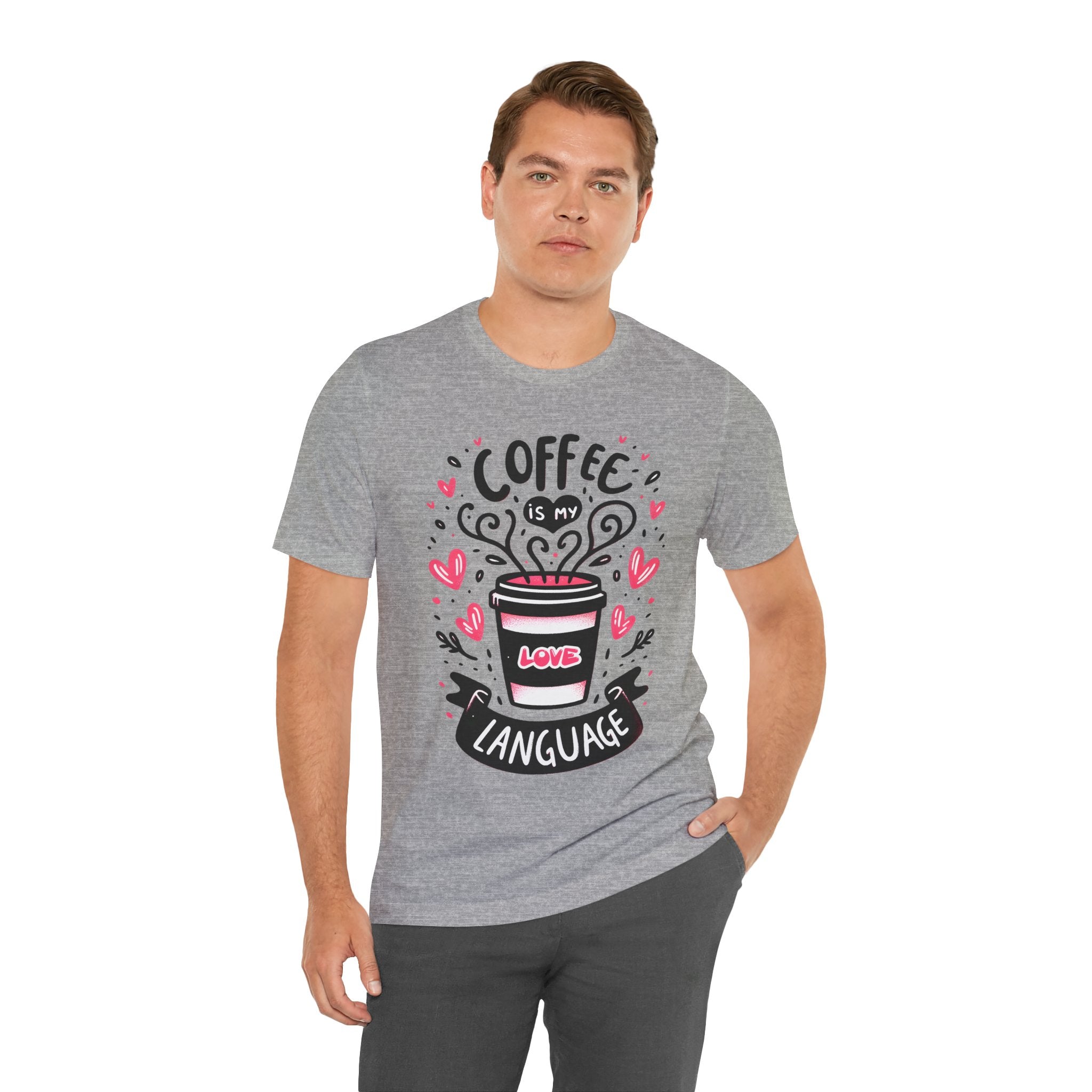 Coffee is my Love Language T-Shirt, Coffee Lovers T-Shirt, Unisex Coffee Lovers T-Shirt