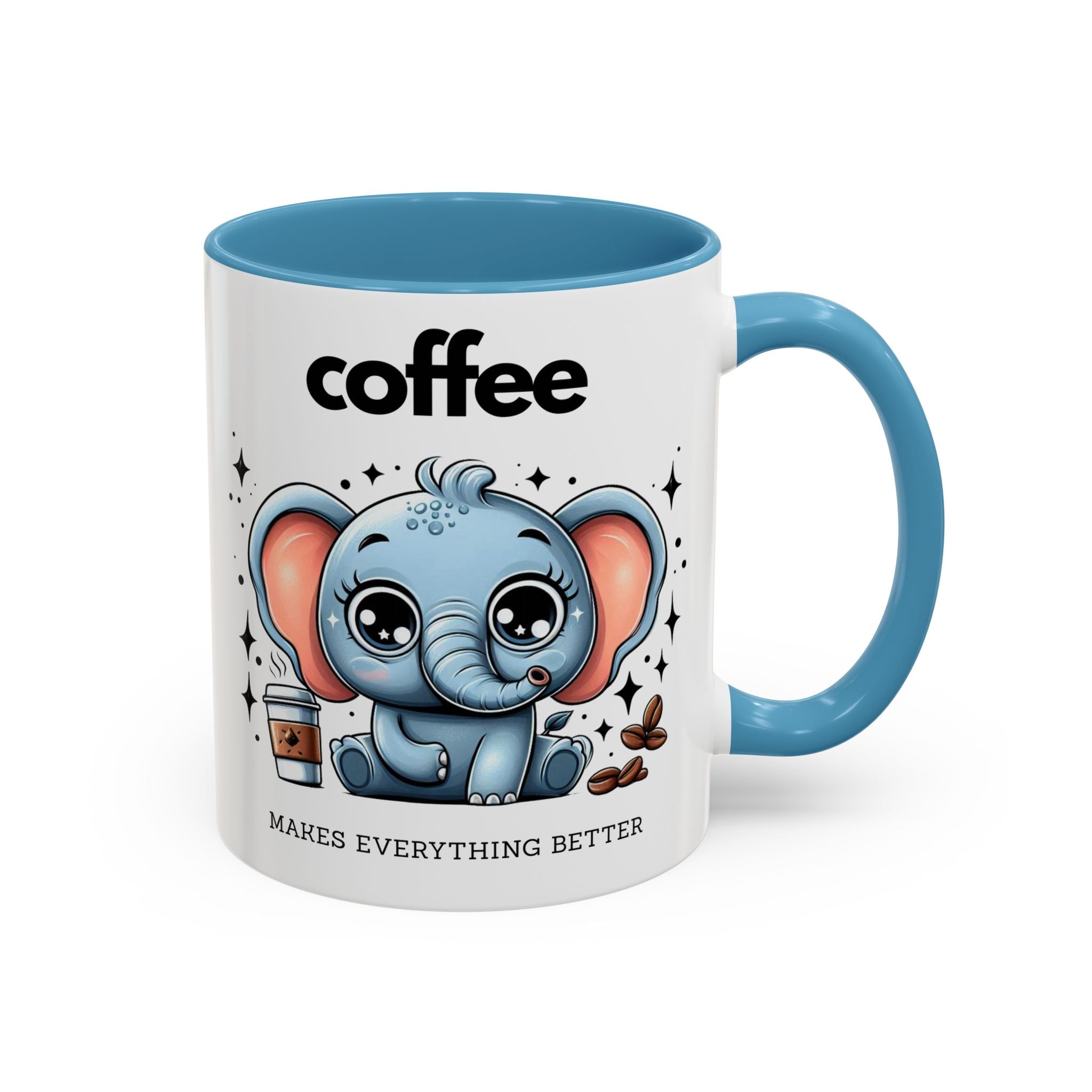 Adorable Elephant Coffee Mug | Cute Animal Gift | Perfect for Coffee Lovers | Mug for Home or Office | Birthday, Holiday Gift