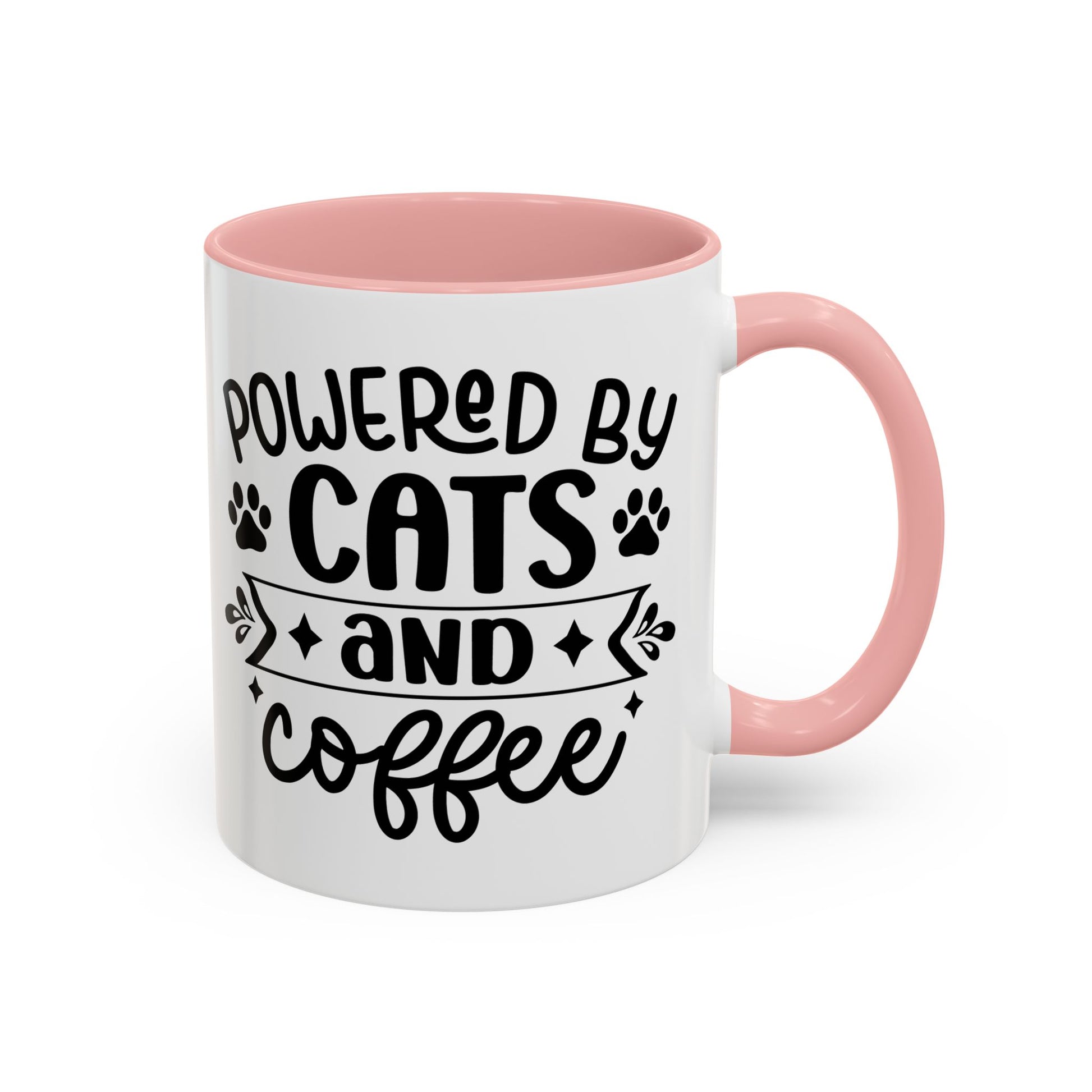 Powered by Cats and Coffee Coffee Mug