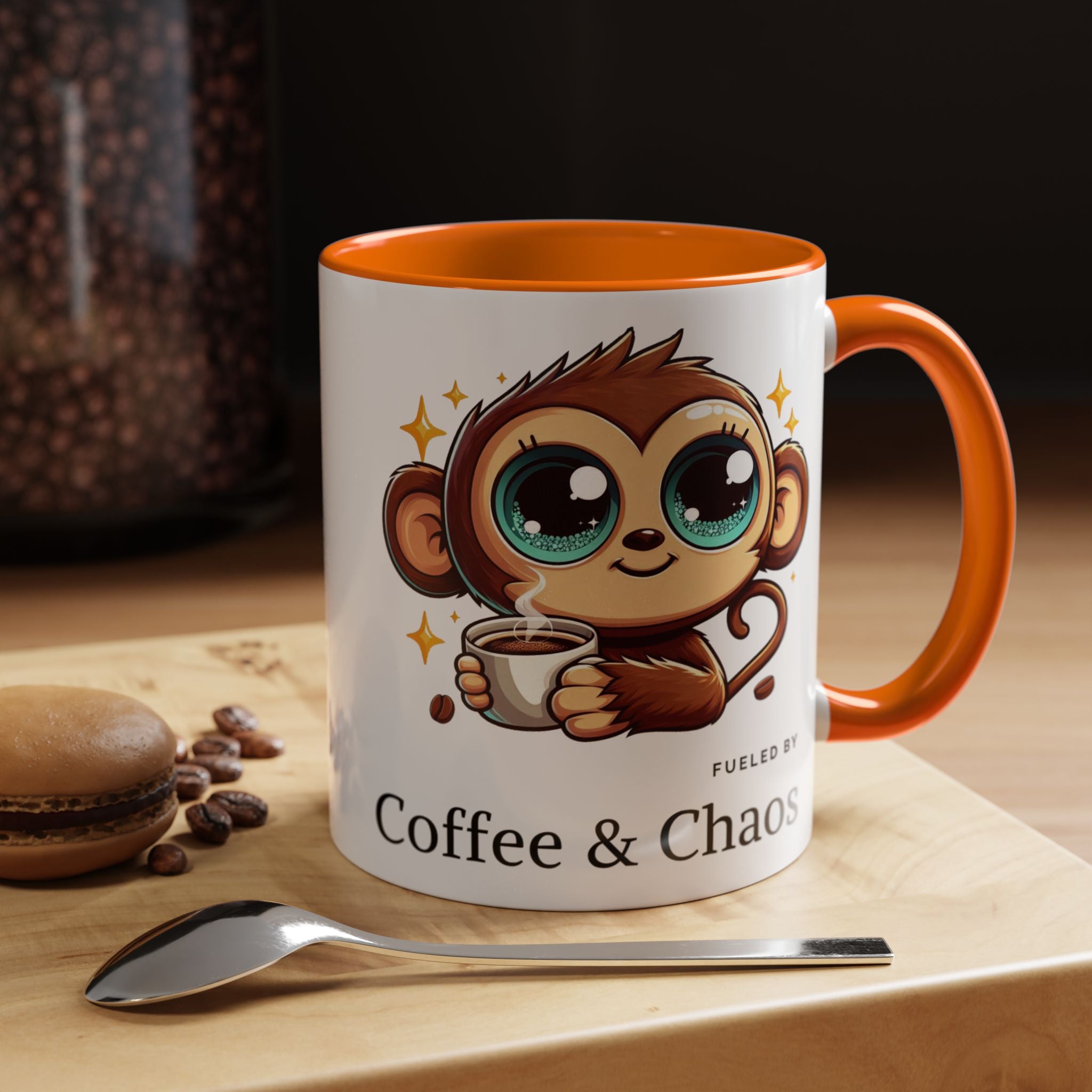 Whimsical Monkey Coffee Mug, Fun Gift for Coffee Lovers, Playful Kitchen Decor, Ideal for Birthdays, Christmas, Monkey Enthusiasts, [...]