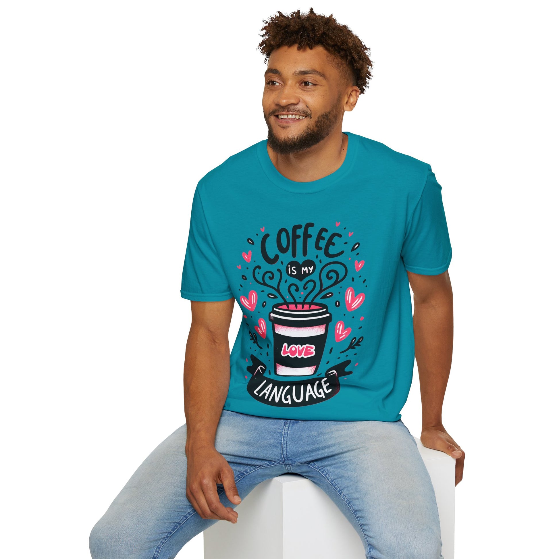 Coffee is my Love Language T-Shirt for Coffee Lovers, Valentine's Day Shirt