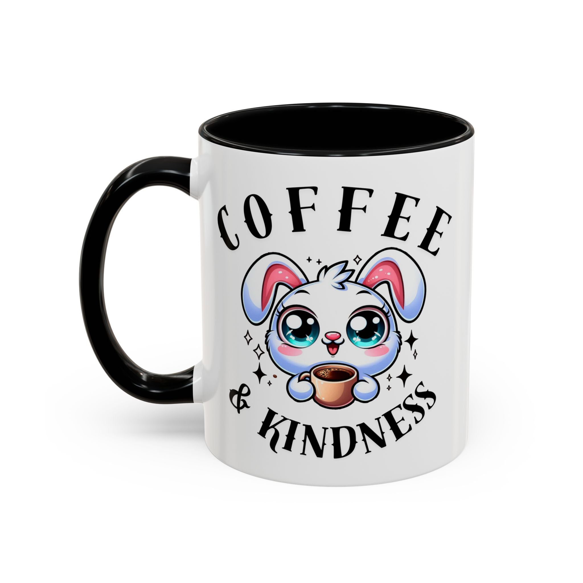 Cute Coffee Mug with Bunny Design, Funny Gift for Coffee Lovers, Perfect for Easter or Birthday, Ideal for Home & Office