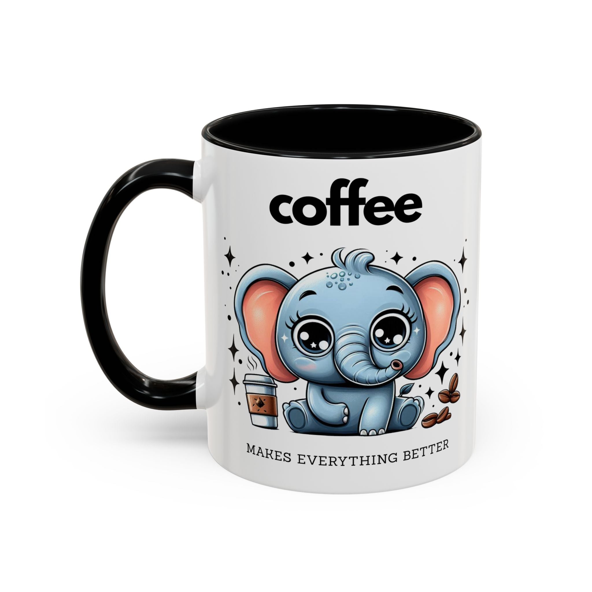 Adorable Elephant Coffee Mug | Cute Animal Gift | Perfect for Coffee Lovers | Mug for Home or Office | Birthday, Holiday Gift
