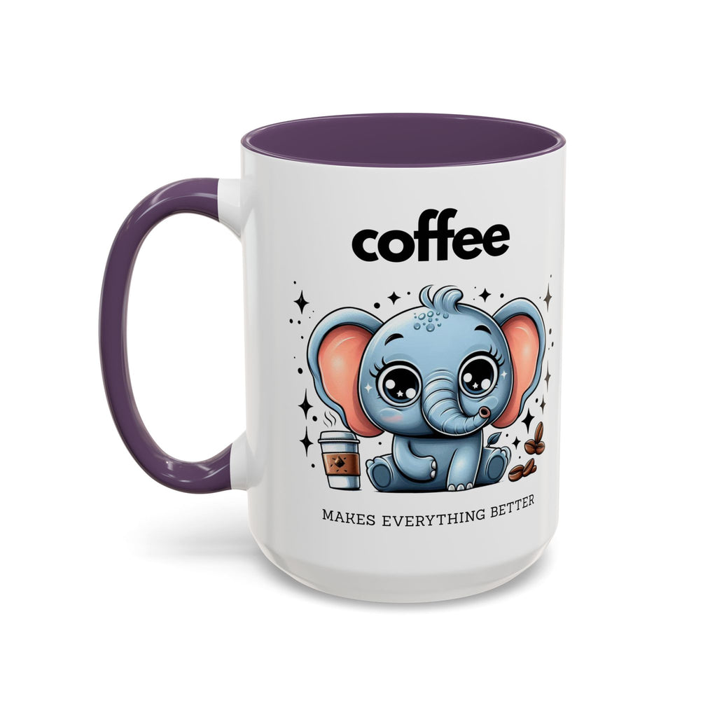 Adorable Elephant Coffee Mug | Cute Animal Gift | Perfect for Coffee Lovers | Mug for Home or Office | Birthday, Holiday Gift