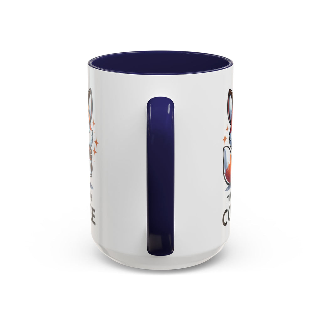 Cute Fox Coffee Mug - Time for Coffee, Animal Lover Gift, Fun Kitchenware, Personalize for Birthdays, Office Decor