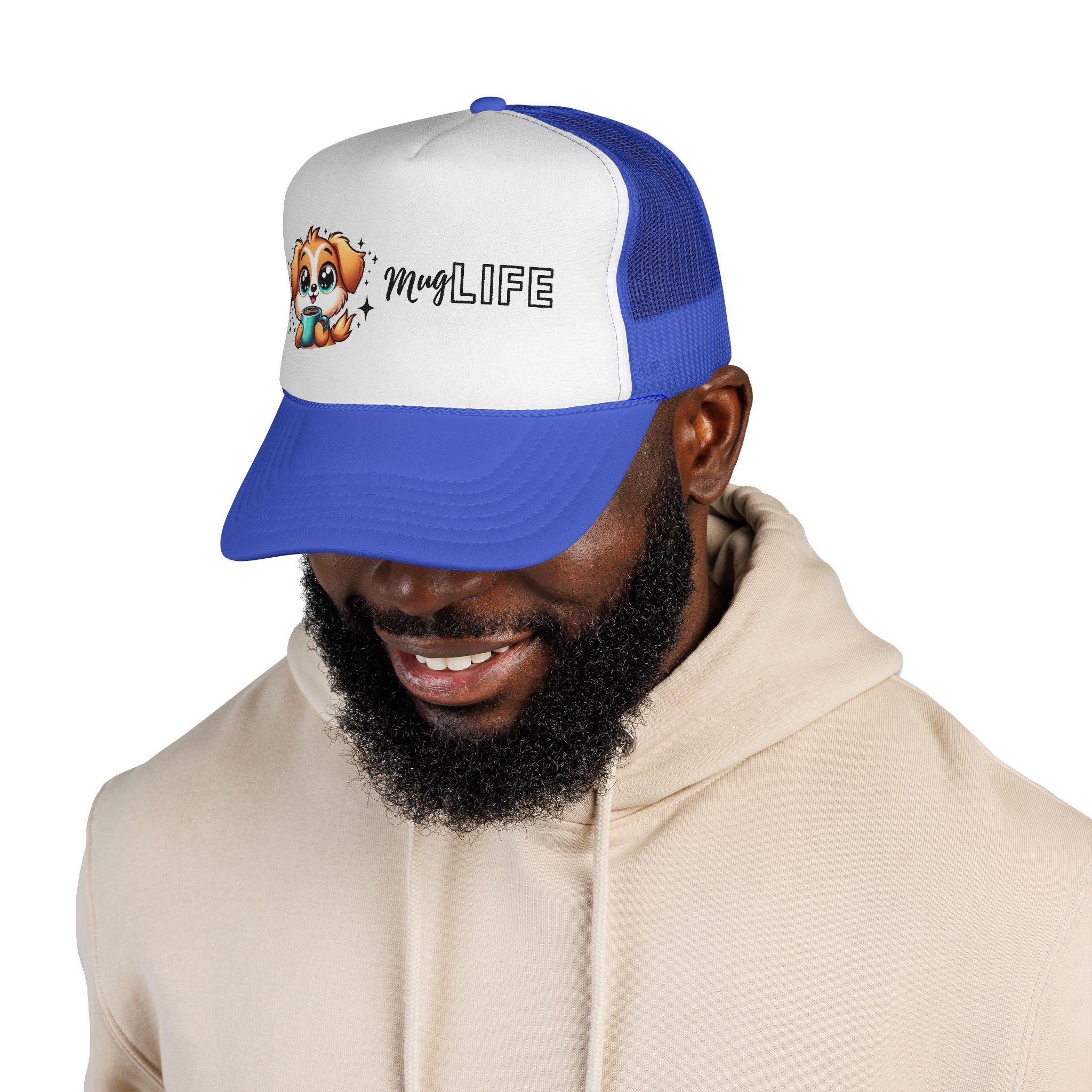 Cute Dog Lover Trucker Cap, Pet Hat for Dog Owners, Gift for Animal Lovers, Casual Outdoor Apparel, Dog-Themed Cap