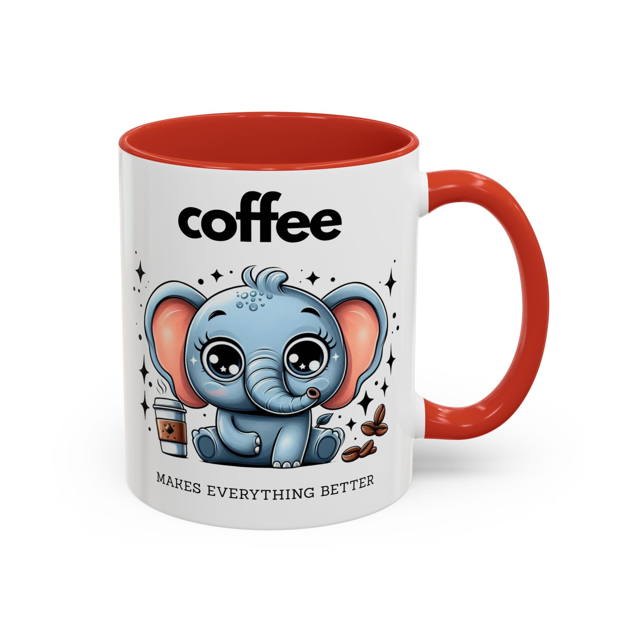 Adorable Elephant Coffee Mug | Cute Animal Gift | Perfect for Coffee Lovers | Mug for Home or Office | Birthday, Holiday Gift