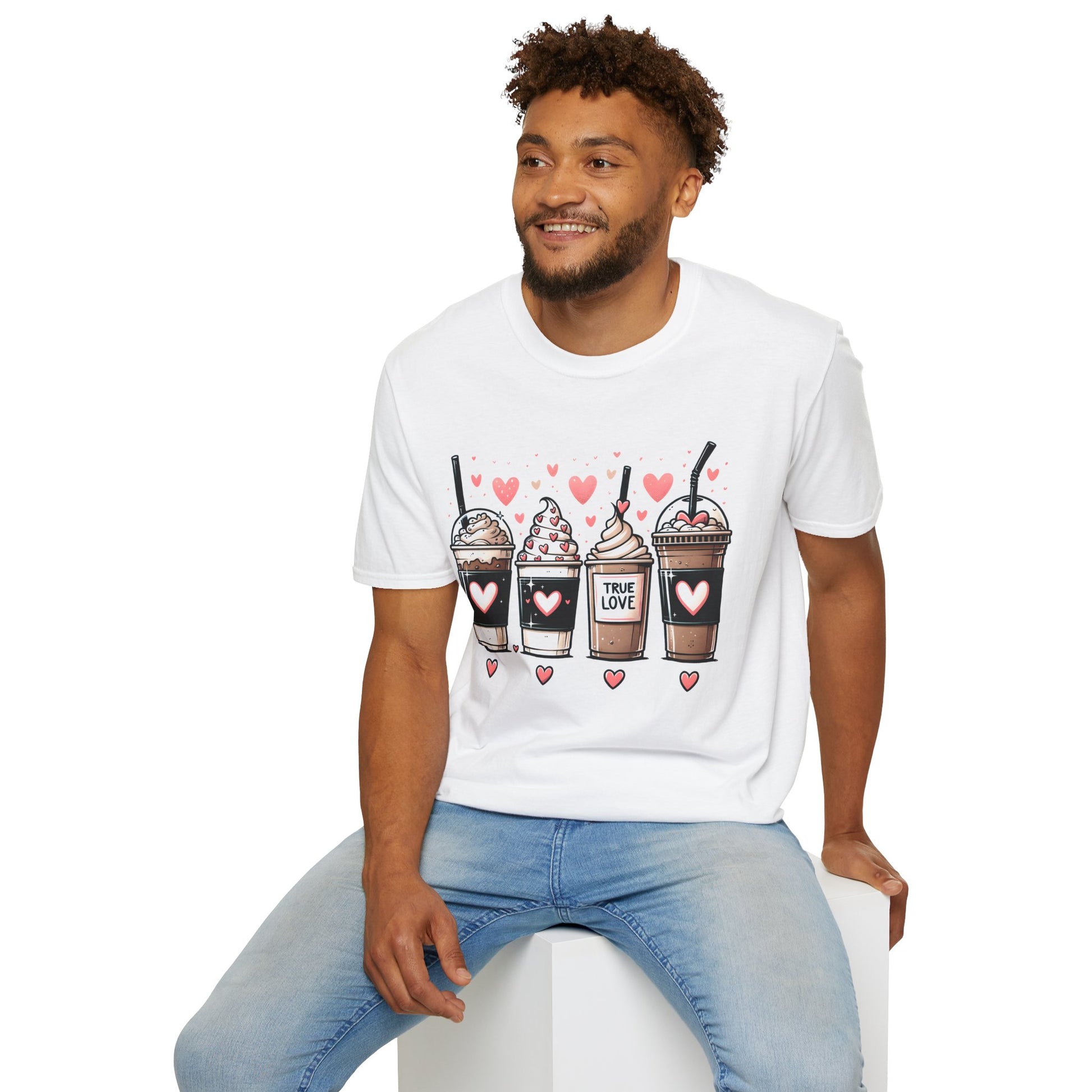 True love Coffee Lovers T-Shirt, Coffee Lovers Unisex Softstyle T-Shirt