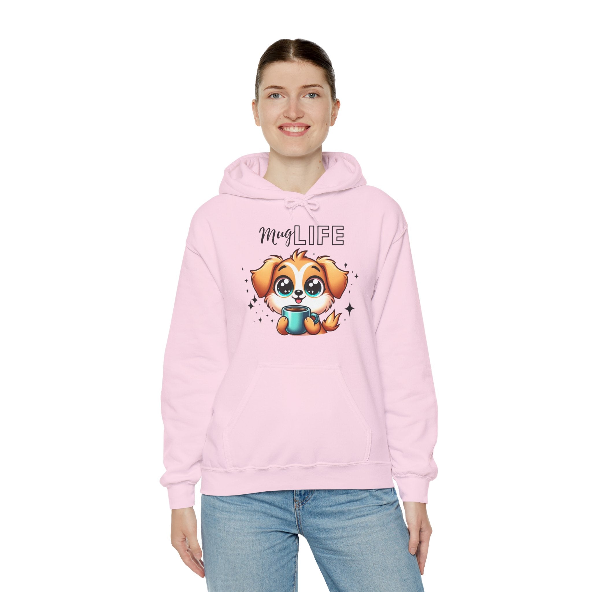 Cute Dog Lover Hoodie, Pet Sweatshirt, Gifts for Dog Parents, Cozy Pullover, Animal Lover Apparel