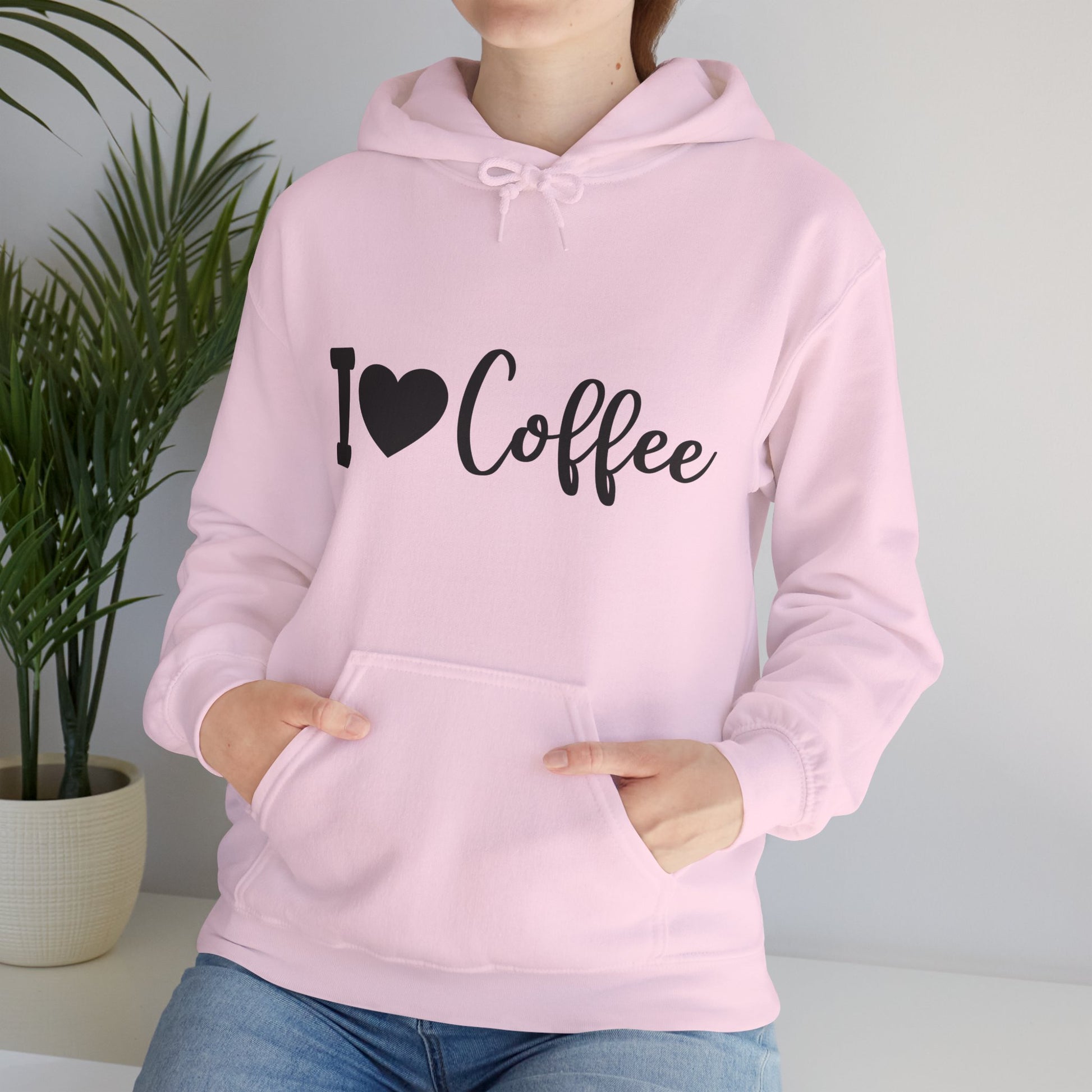 Cozy Coffee Hoodie - I Love Coffee Sweatshirt for Coffee Lovers