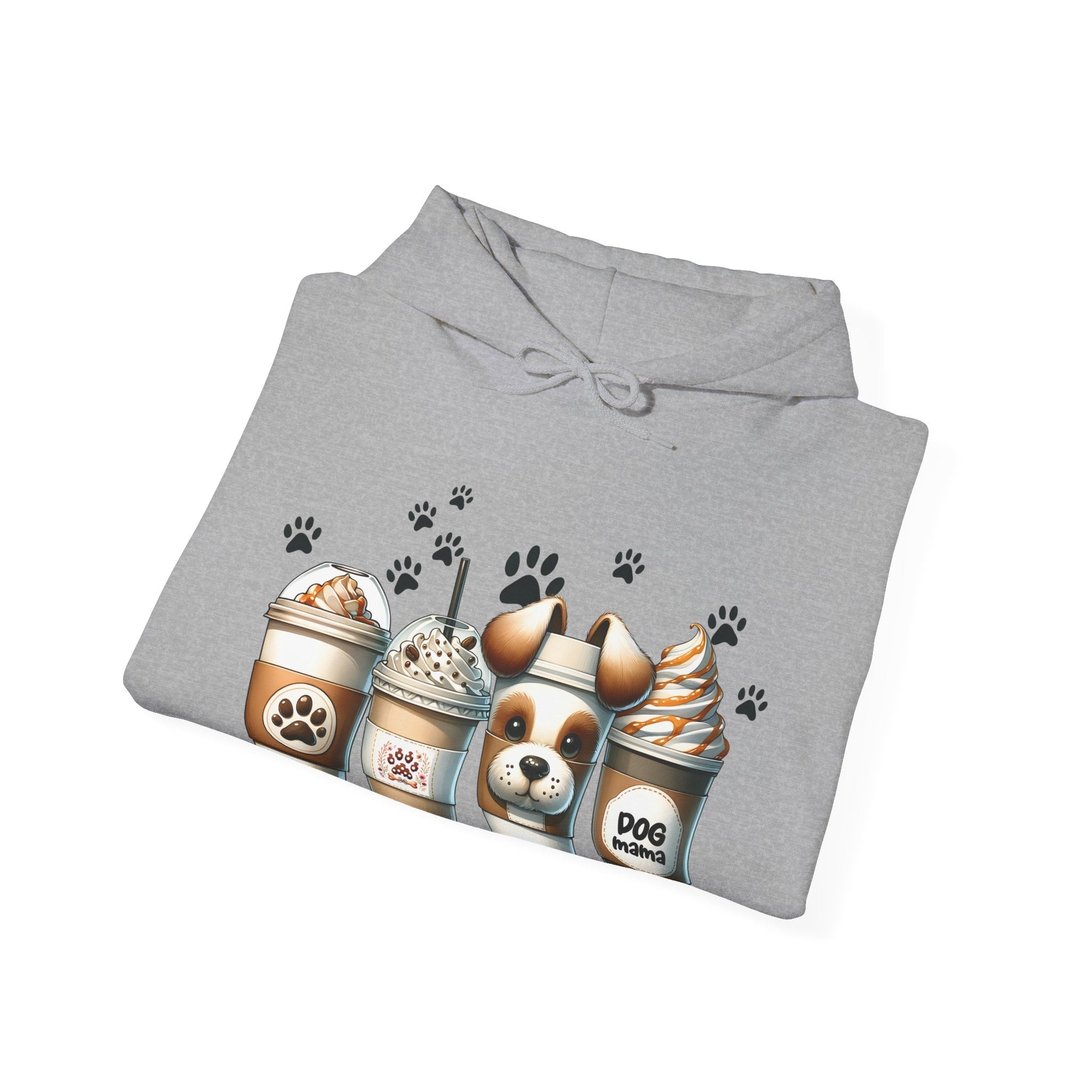 Dog Lover's Hoodie - Cute Paw Print Sweatshirt for Pet Owners