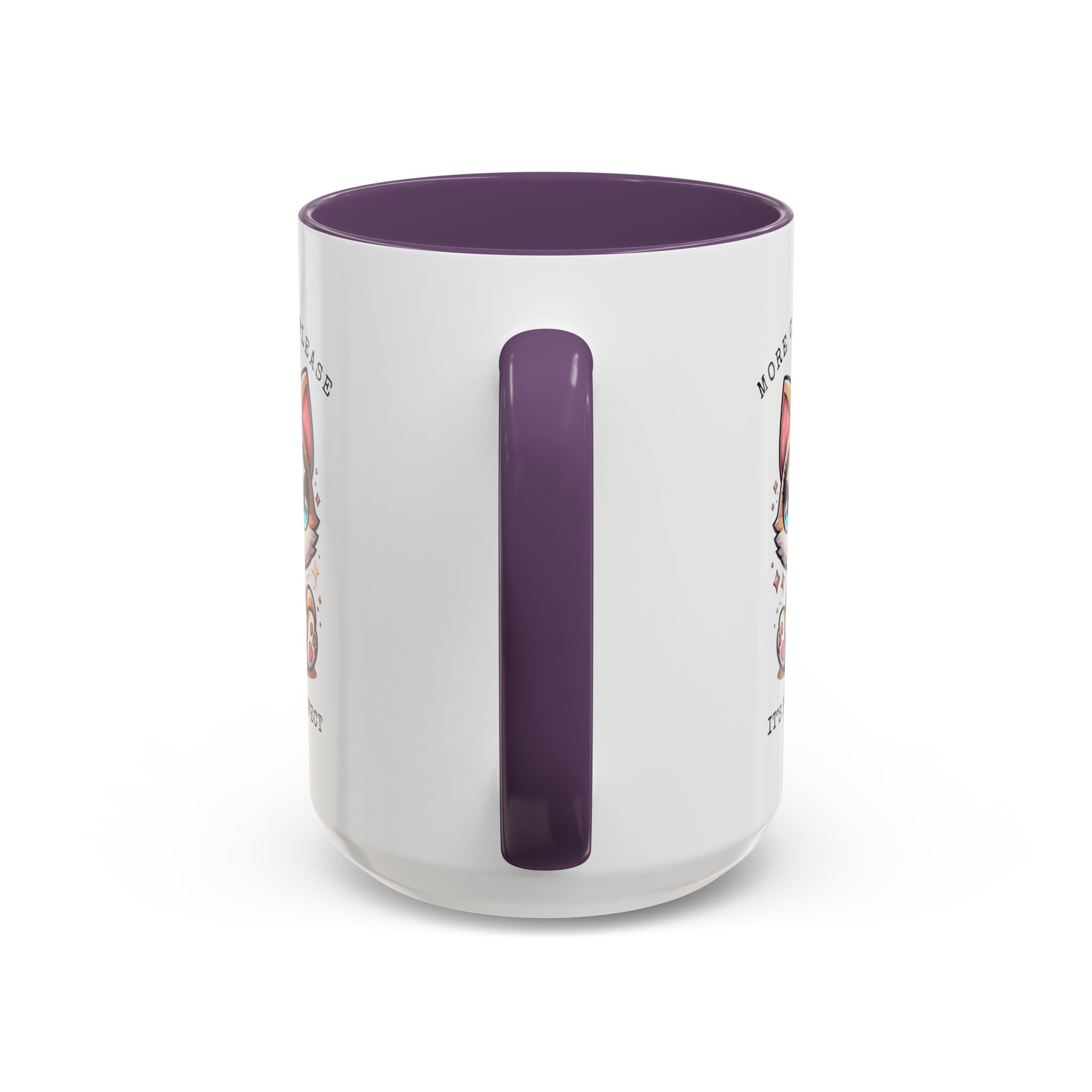 Cute Cat Coffee Mug - More Coffee Please, Adorable Gift for Cat Lovers, Fun Kitchen Decor, Perfect for Birthdays or Holidays
