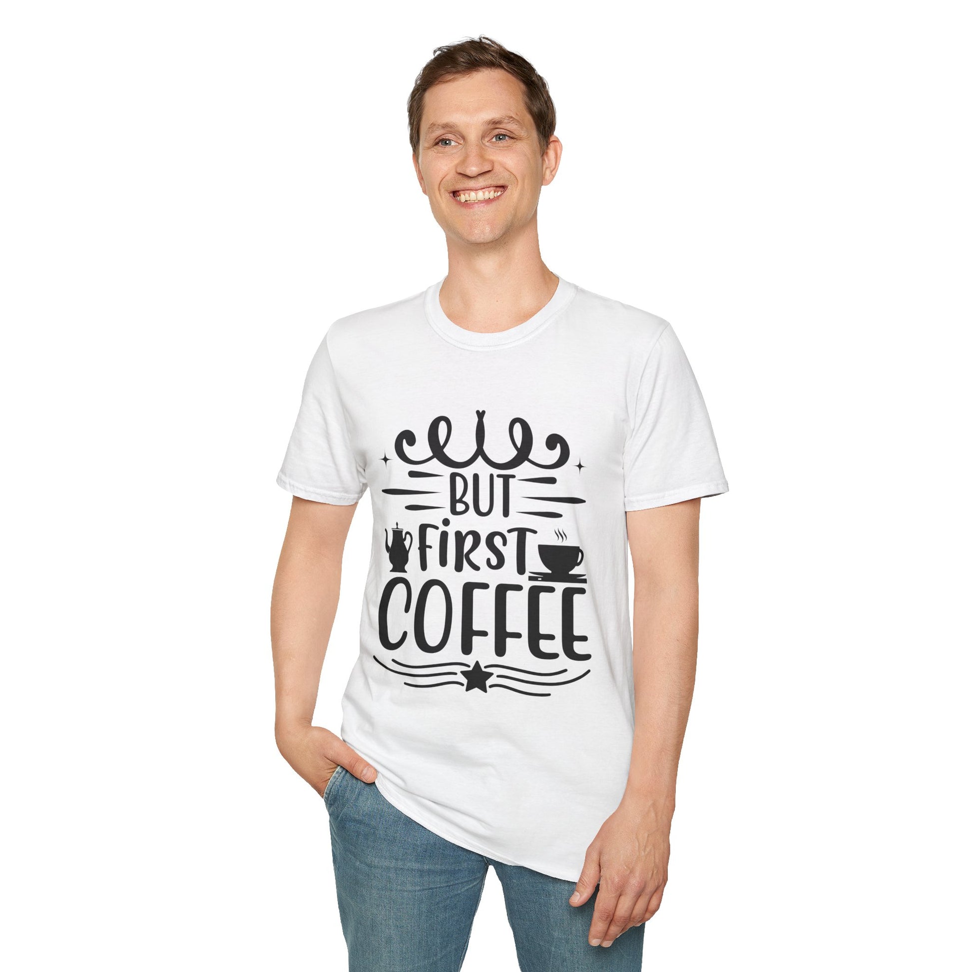 But First Coffee T-Shirt for Coffee Lovers