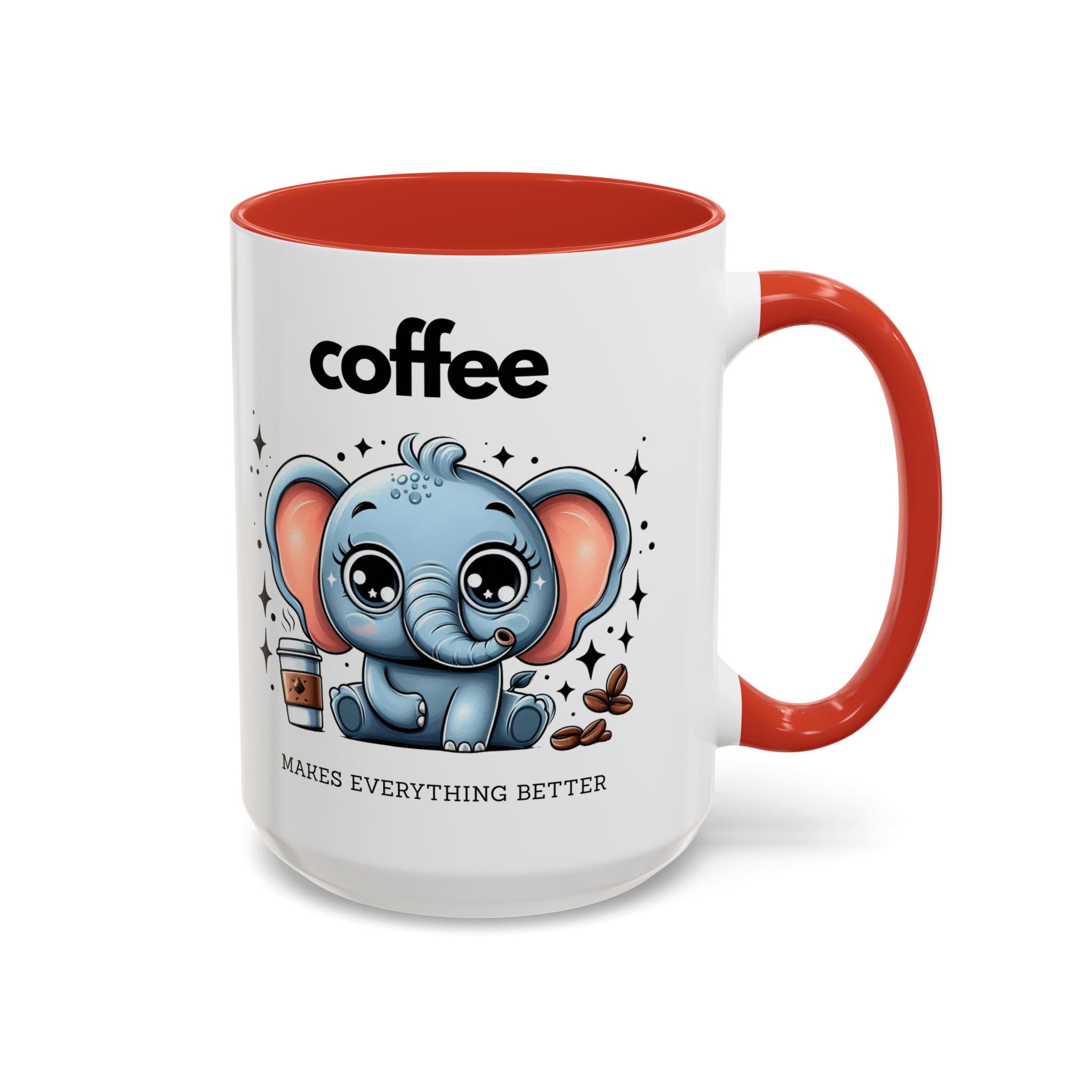Adorable Elephant Coffee Mug | Cute Animal Gift | Perfect for Coffee Lovers | Mug for Home or Office | Birthday, Holiday Gift