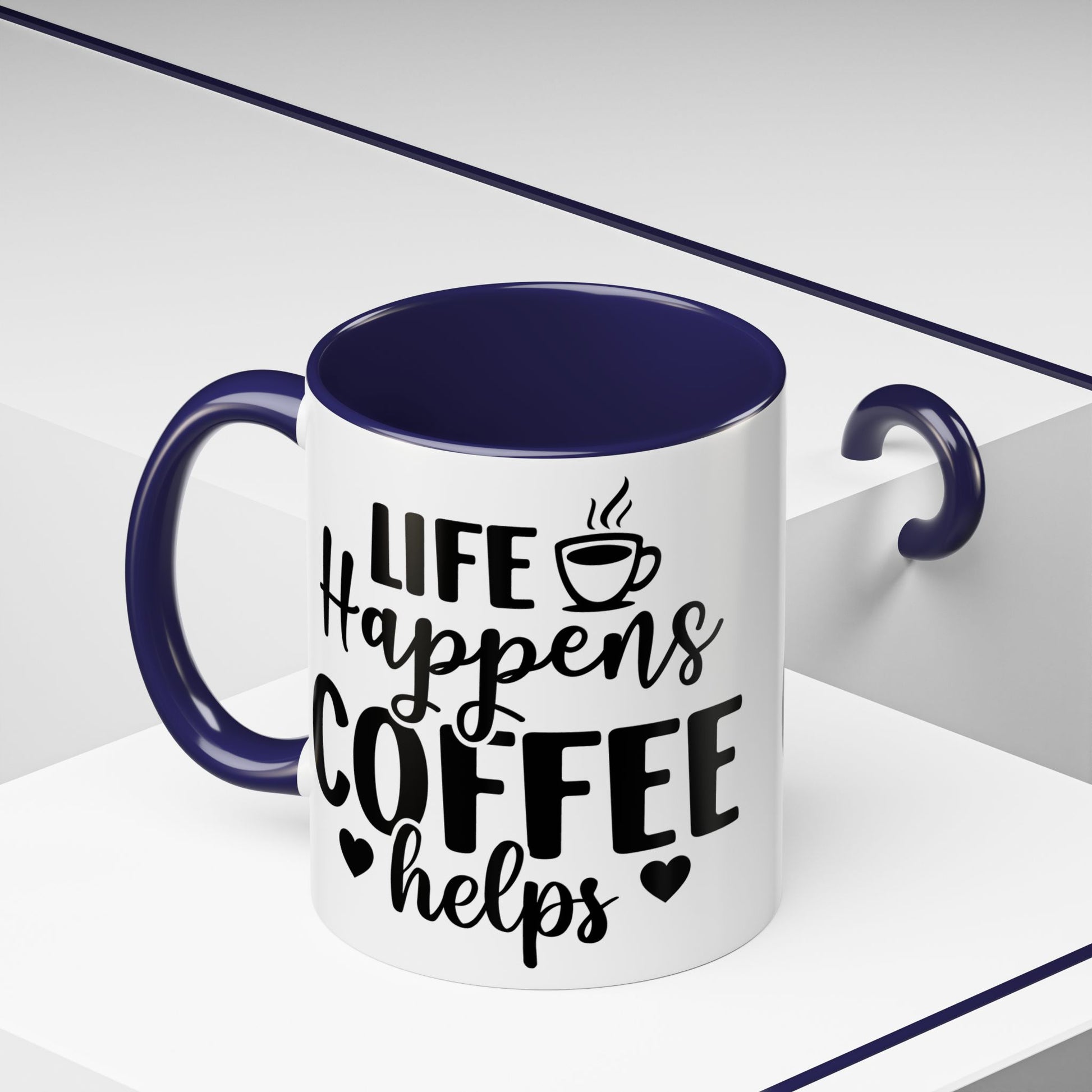 Life Happens Coffee Helps Coffee Mug