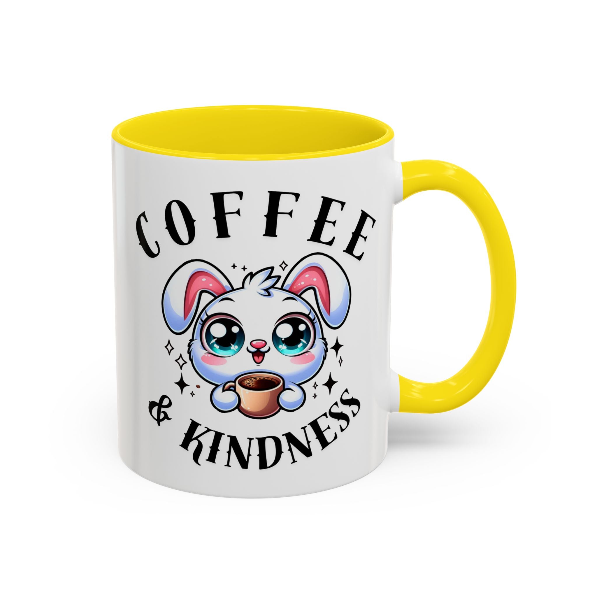 Cute Coffee Mug with Bunny Design, Funny Gift for Coffee Lovers, Perfect for Easter or Birthday, Ideal for Home & Office