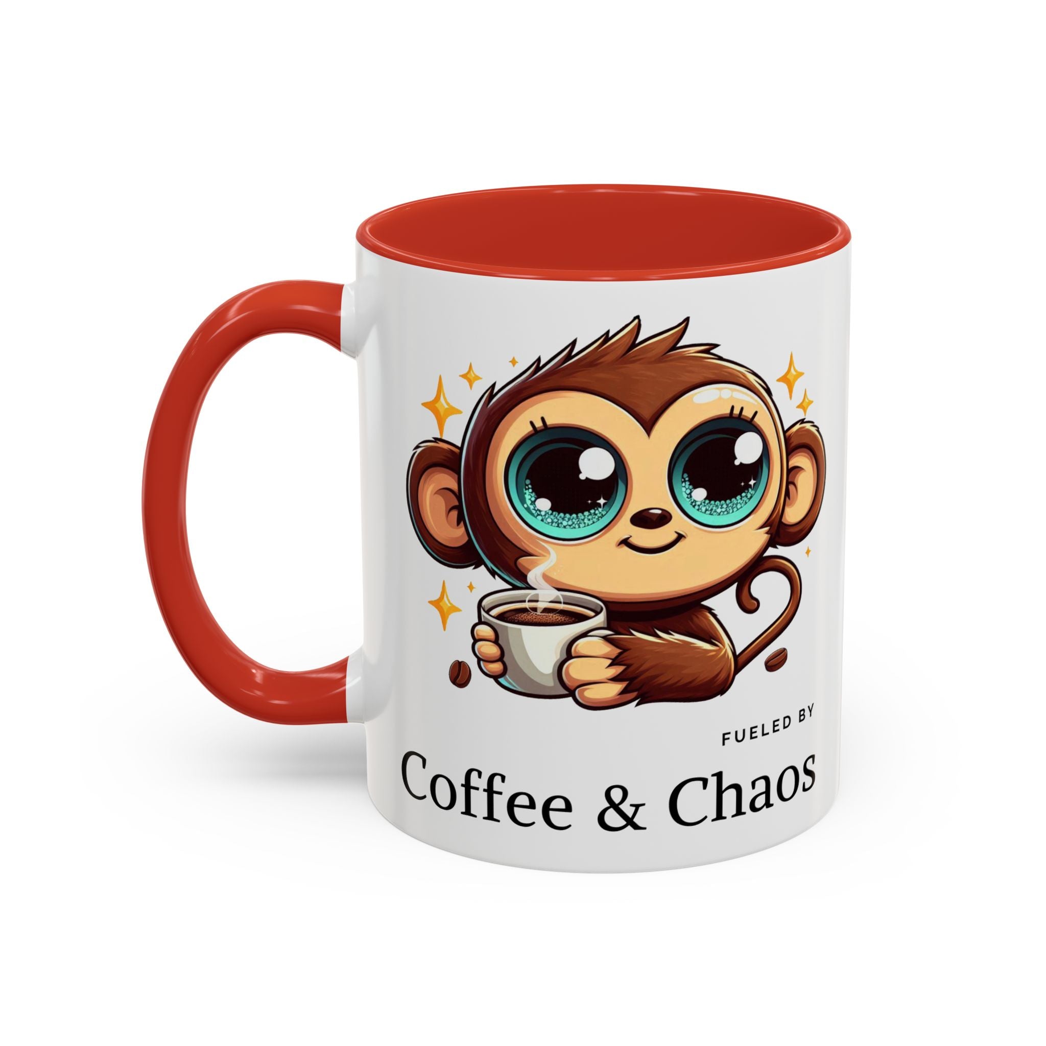 Whimsical Monkey Coffee Mug, Fun Gift for Coffee Lovers, Playful Kitchen Decor, Ideal for Birthdays, Christmas, Monkey Enthusiasts, [...]